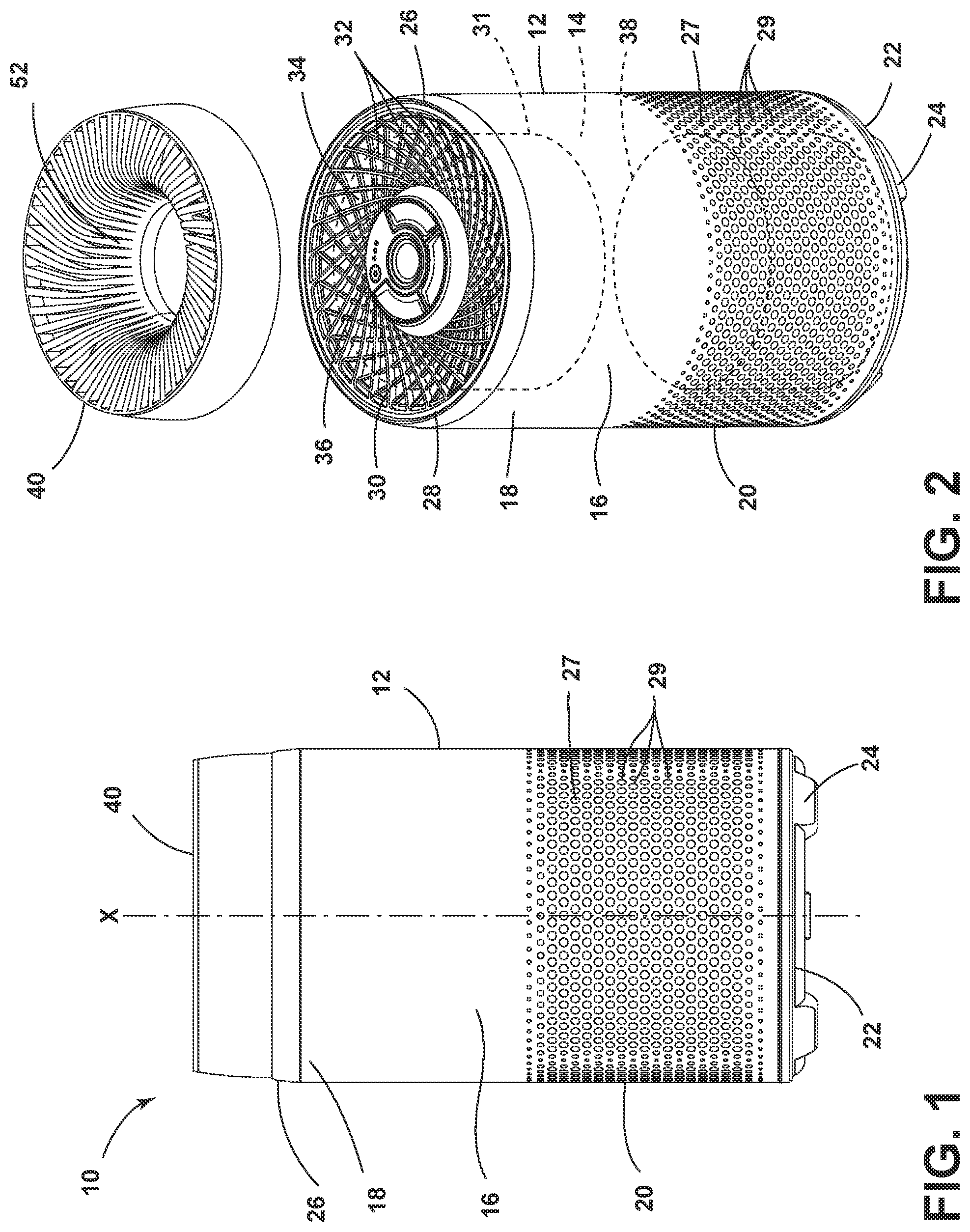 Patent US12410925 — Air purifier and air purifier accessory — Figure 1