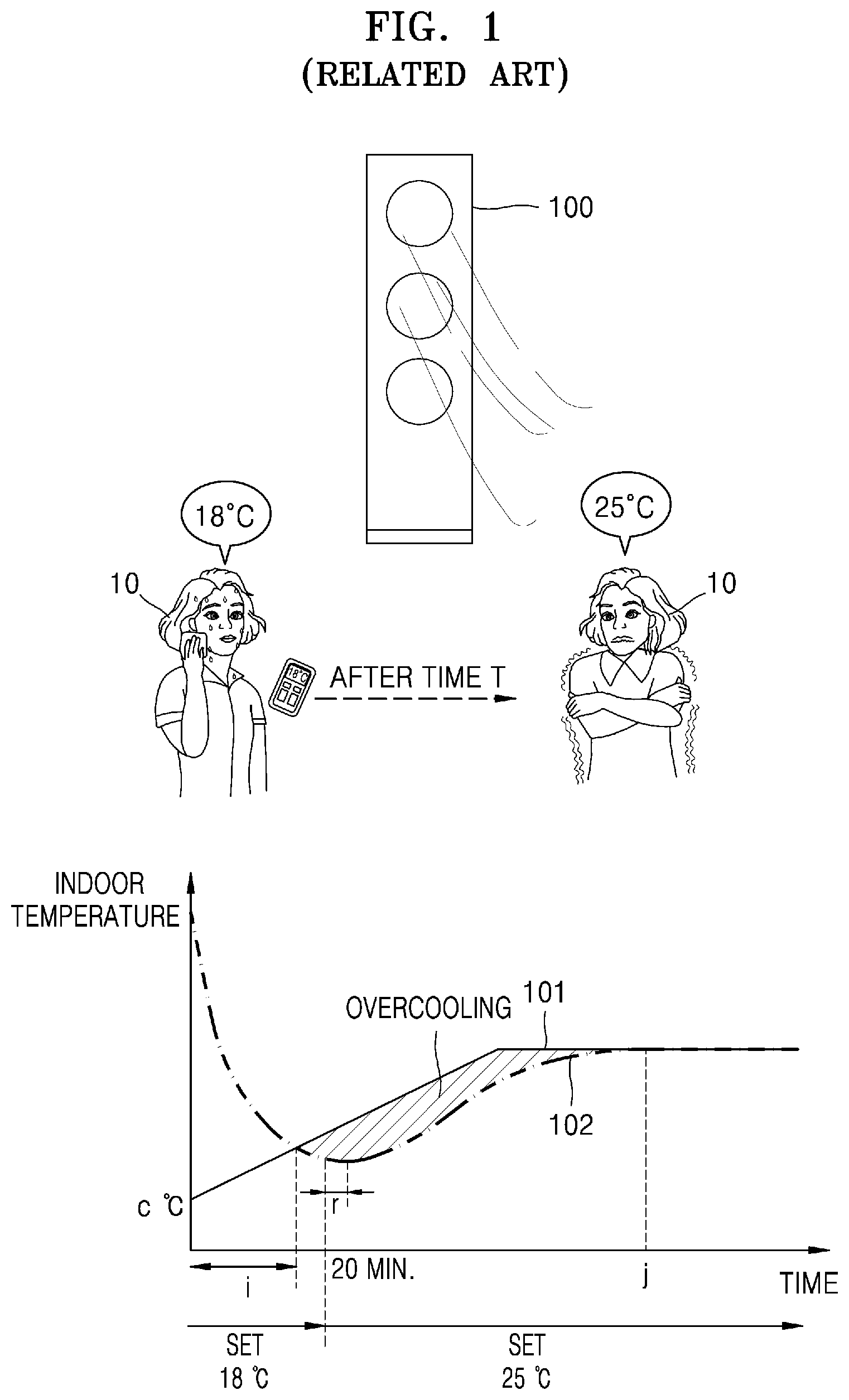 Patent US12410931 — Air conditioner, air conditioner control method, and air conditioner control system — Figure 1
