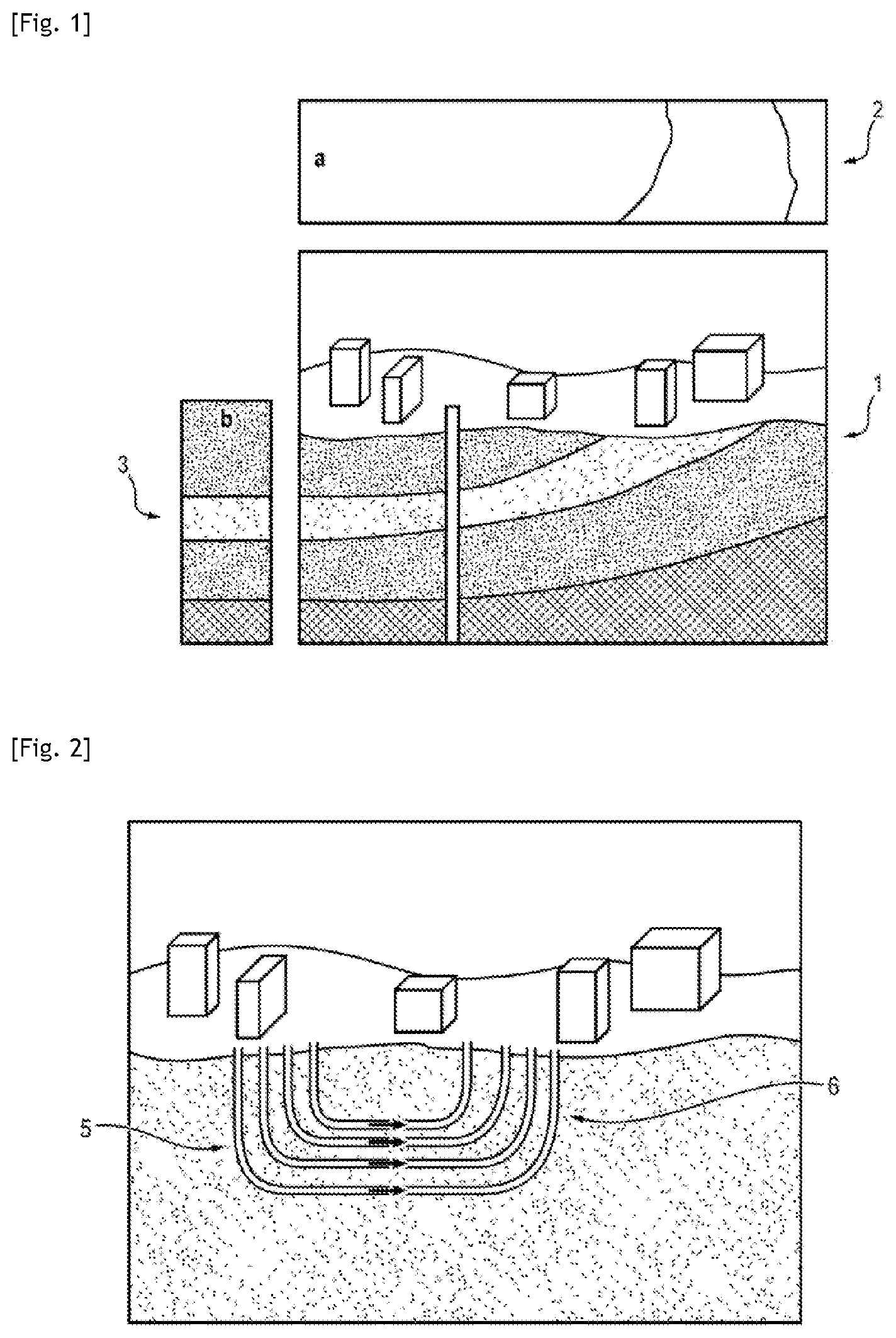 Patent US12410948 — Method for modelling a geothermal installation for the thermal regulation of at least one building — Figure 1