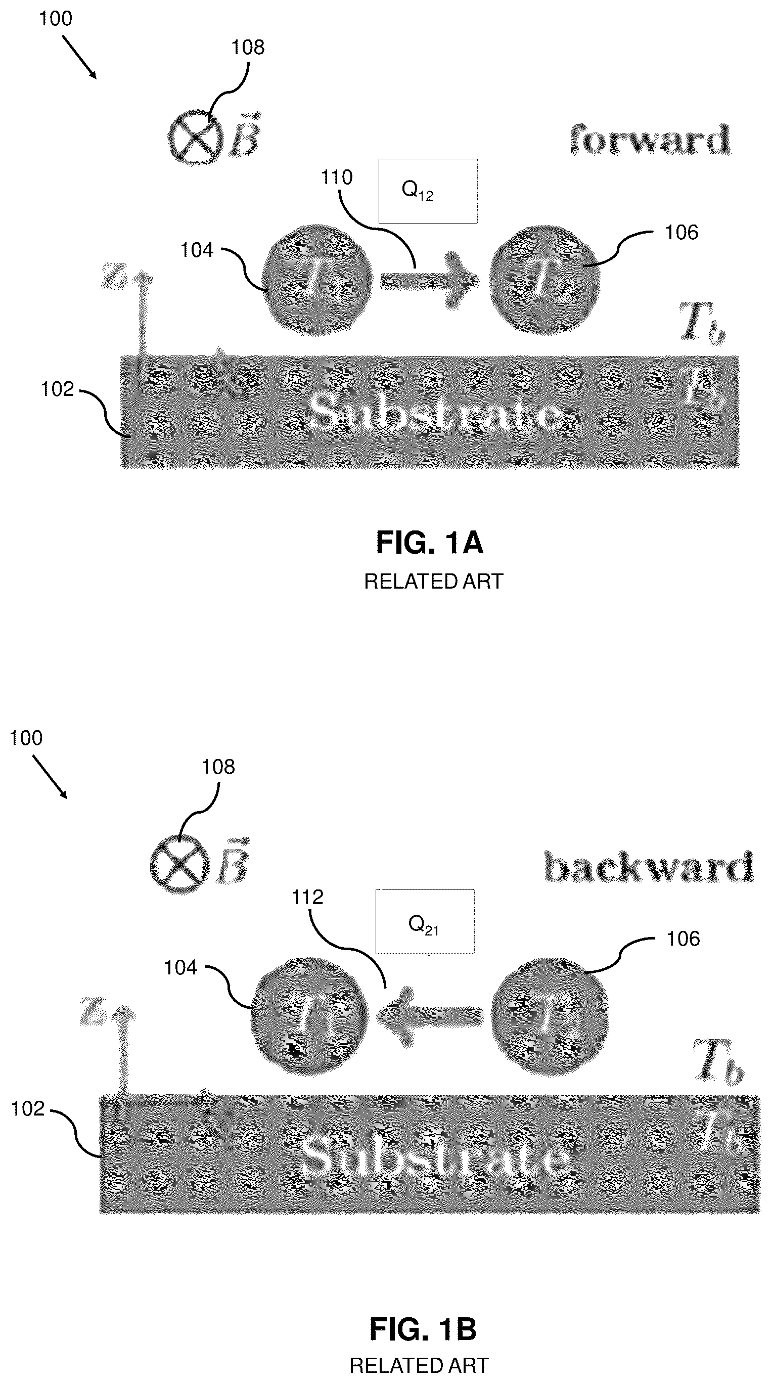 Patent US12410950 — Nano thermal diode based on polarization control of nanoparticles on graphene nanograting — Figure 1