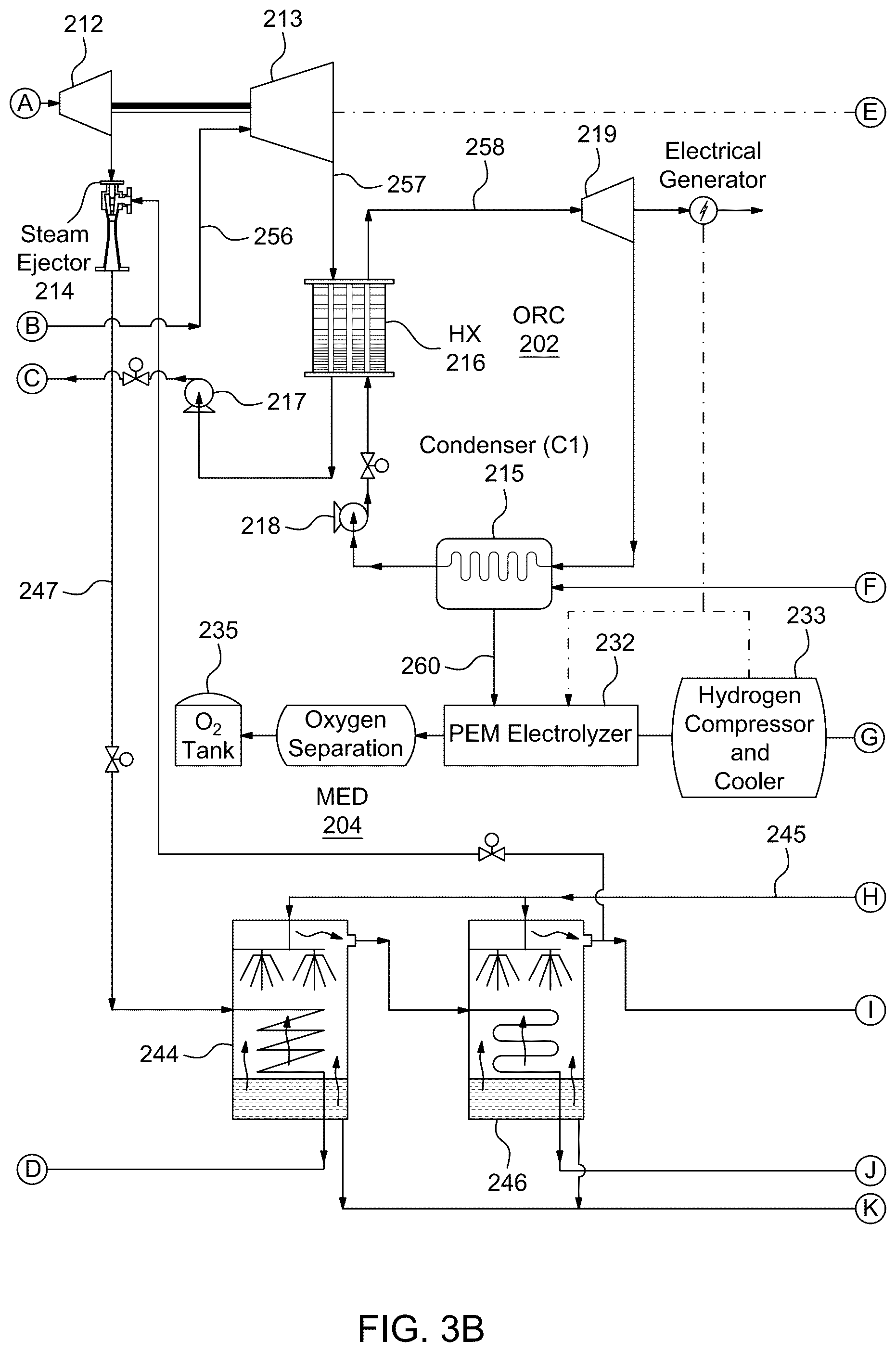 Patent US12410951 Figure 8 – Rankine energy system based on solar power
