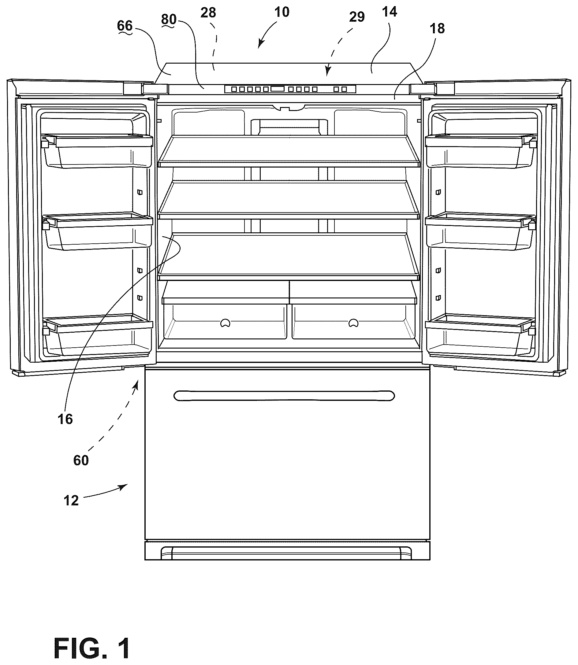 Patent US12410970 — Encapsulation system for a thermal bridge breaker-to-metal liner — Figure 1