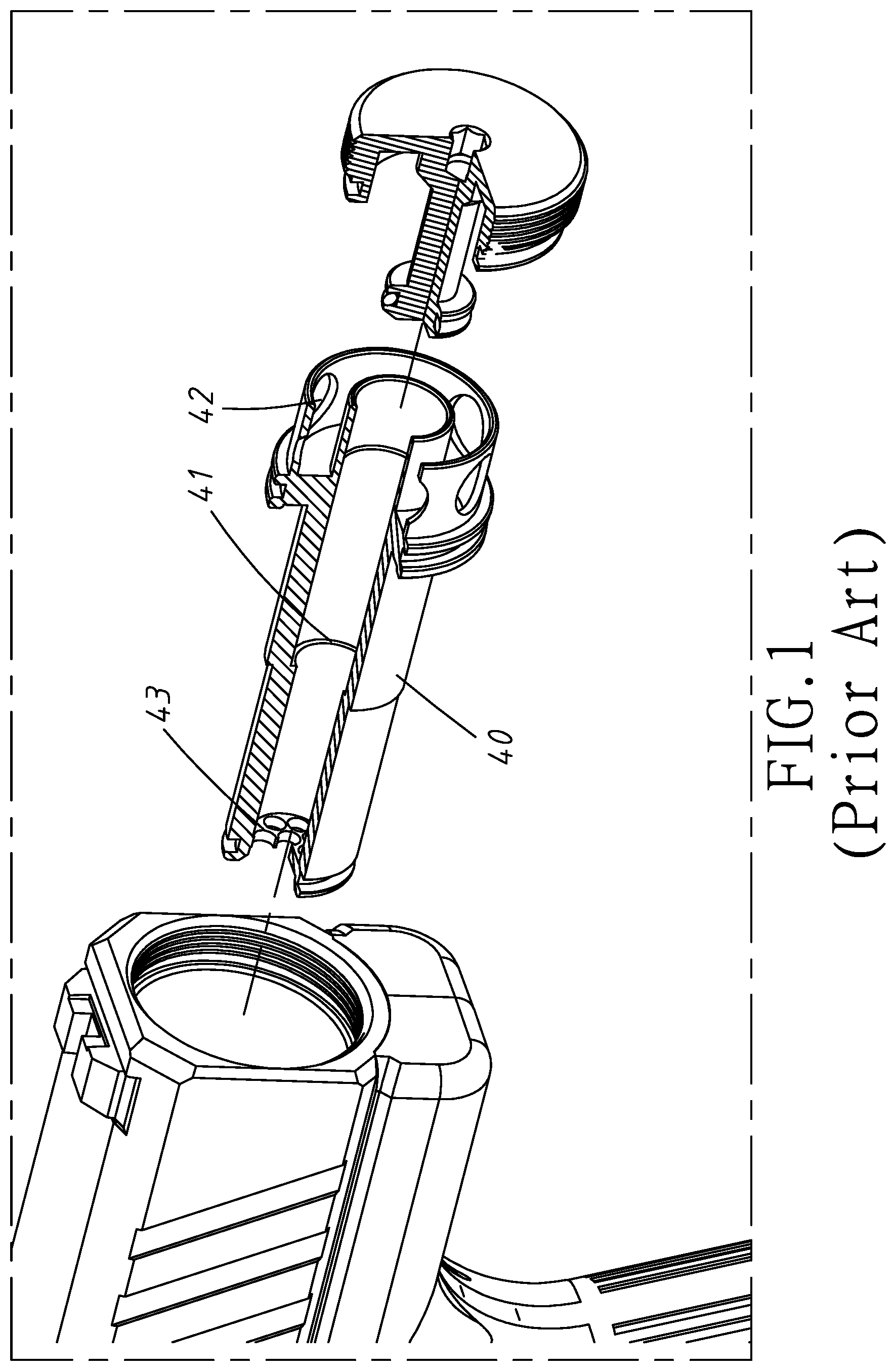 Patent US12410987 — Device for paintball air gun — Figure 1