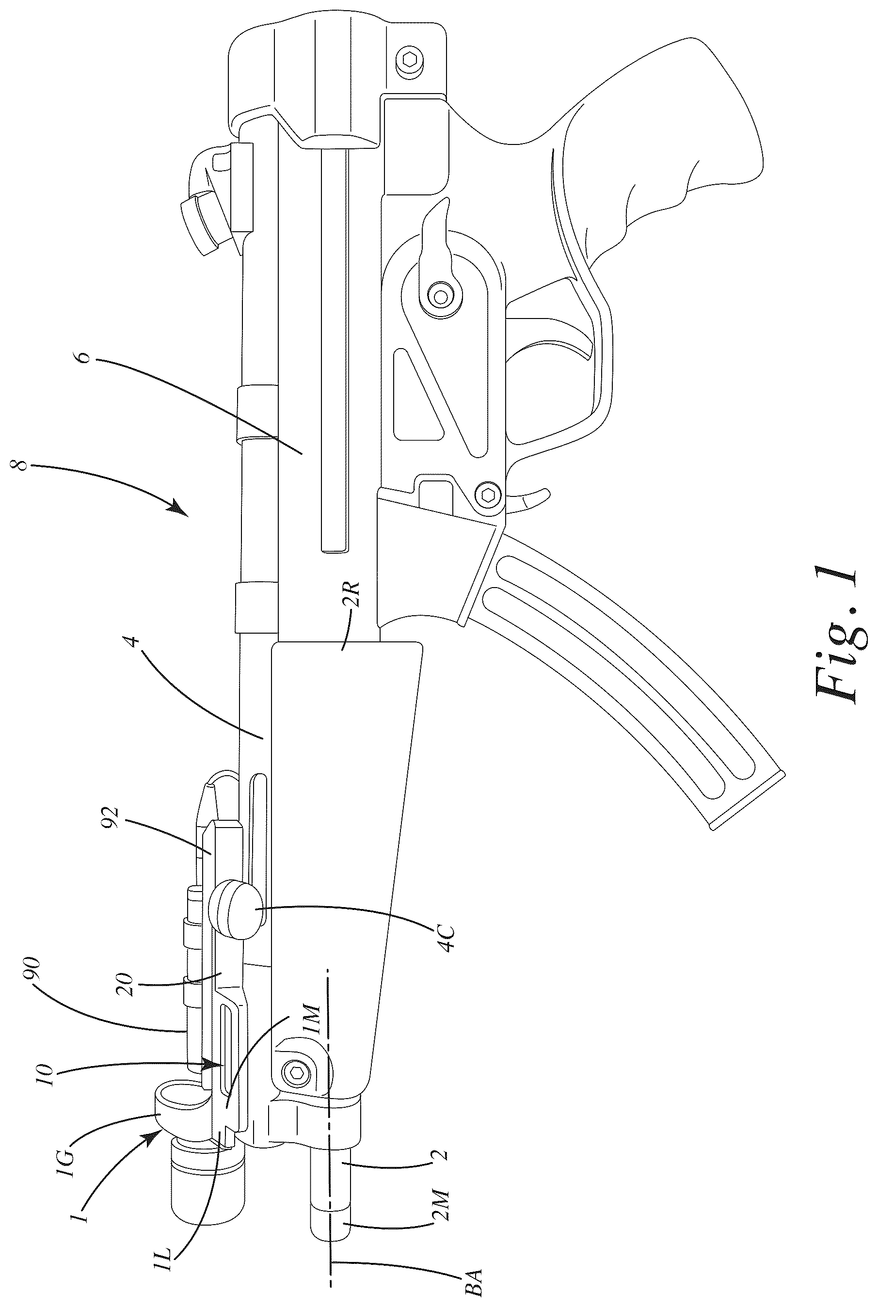 Patent US12410989 — Sight mount and related method of use — Figure 1