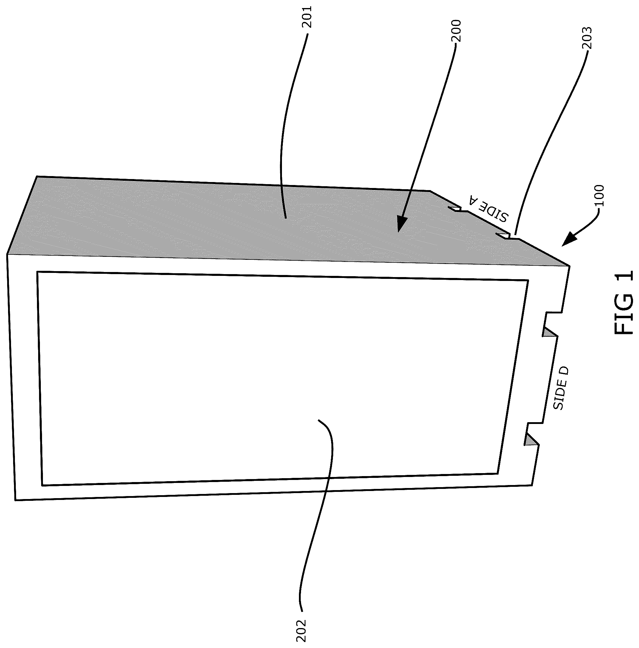 Patent US12410993 — Mobile ballistics and projectile resistant crate with telescoping protective ballistic resistant panels and removable storage cage — Figure 1