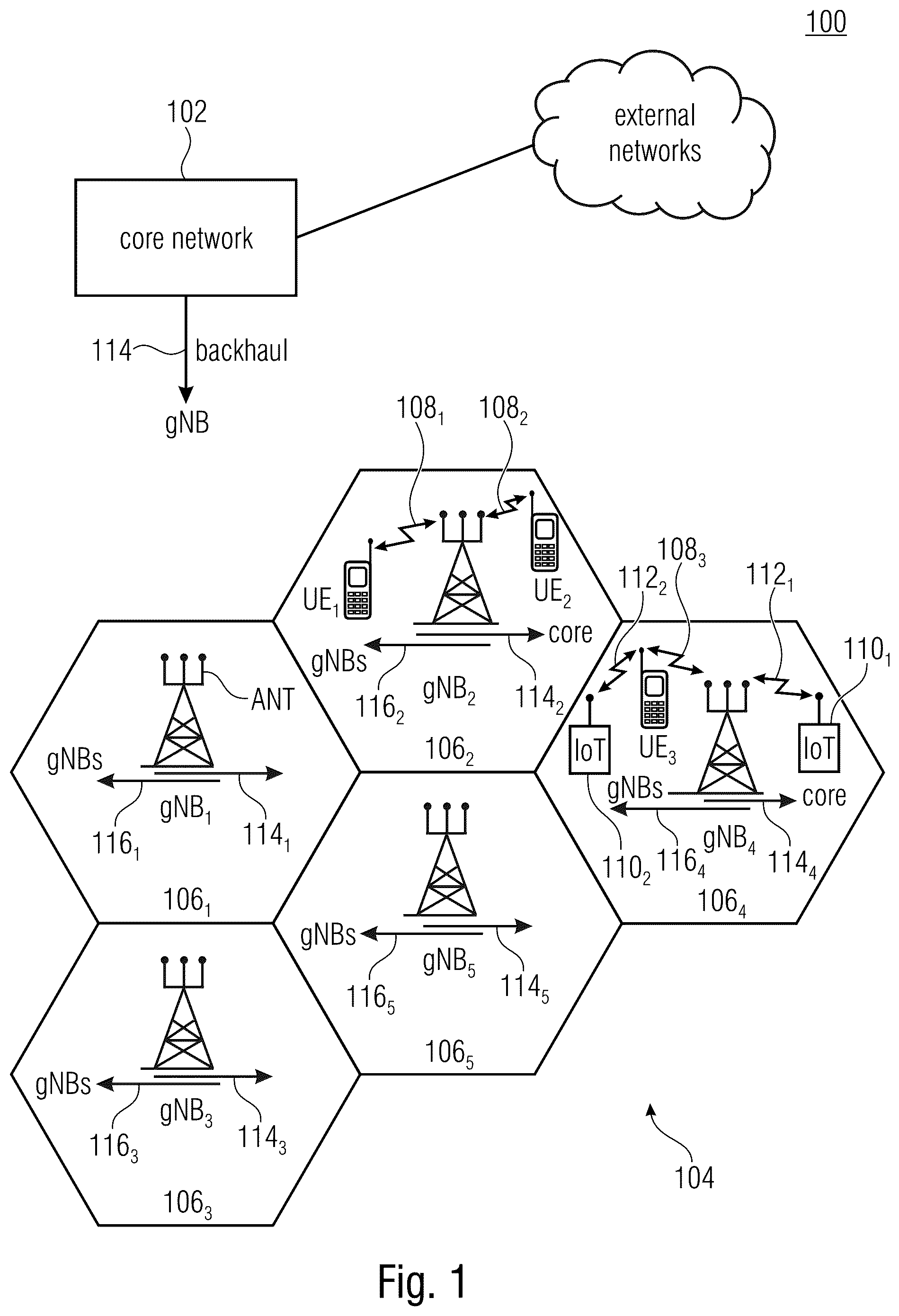 Patent US12414141 — NR V2X resource pool design — Figure 1