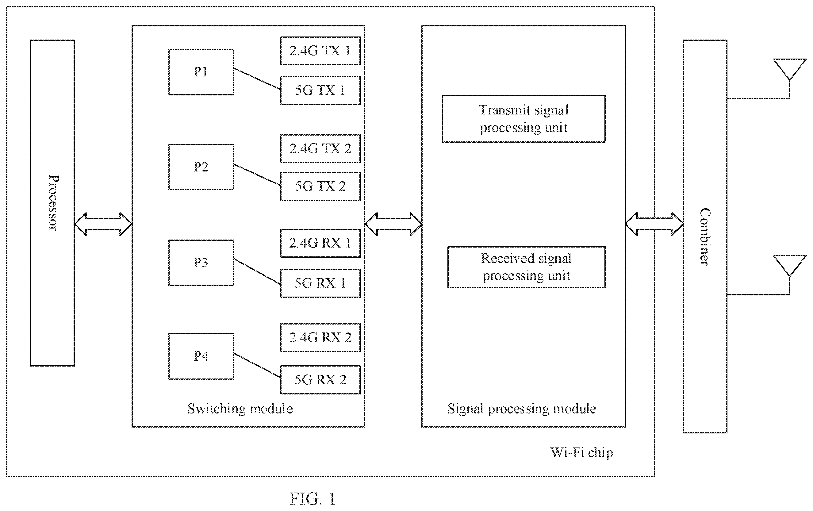 Patent US12414186 — Wireless data transmission method and related device thereof — Figure 1
