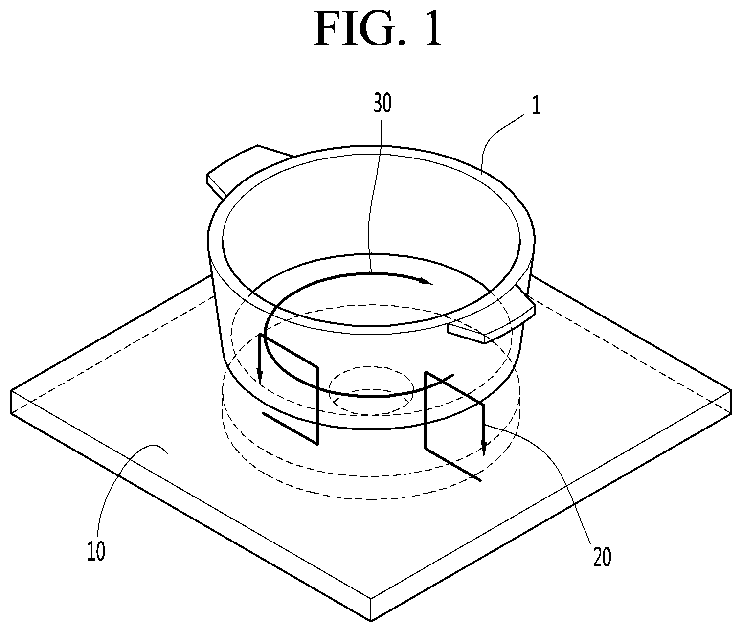 Patent US12414205 Figure 1 – Induction heat cooking apparatus to implement WPT and PFC power converter