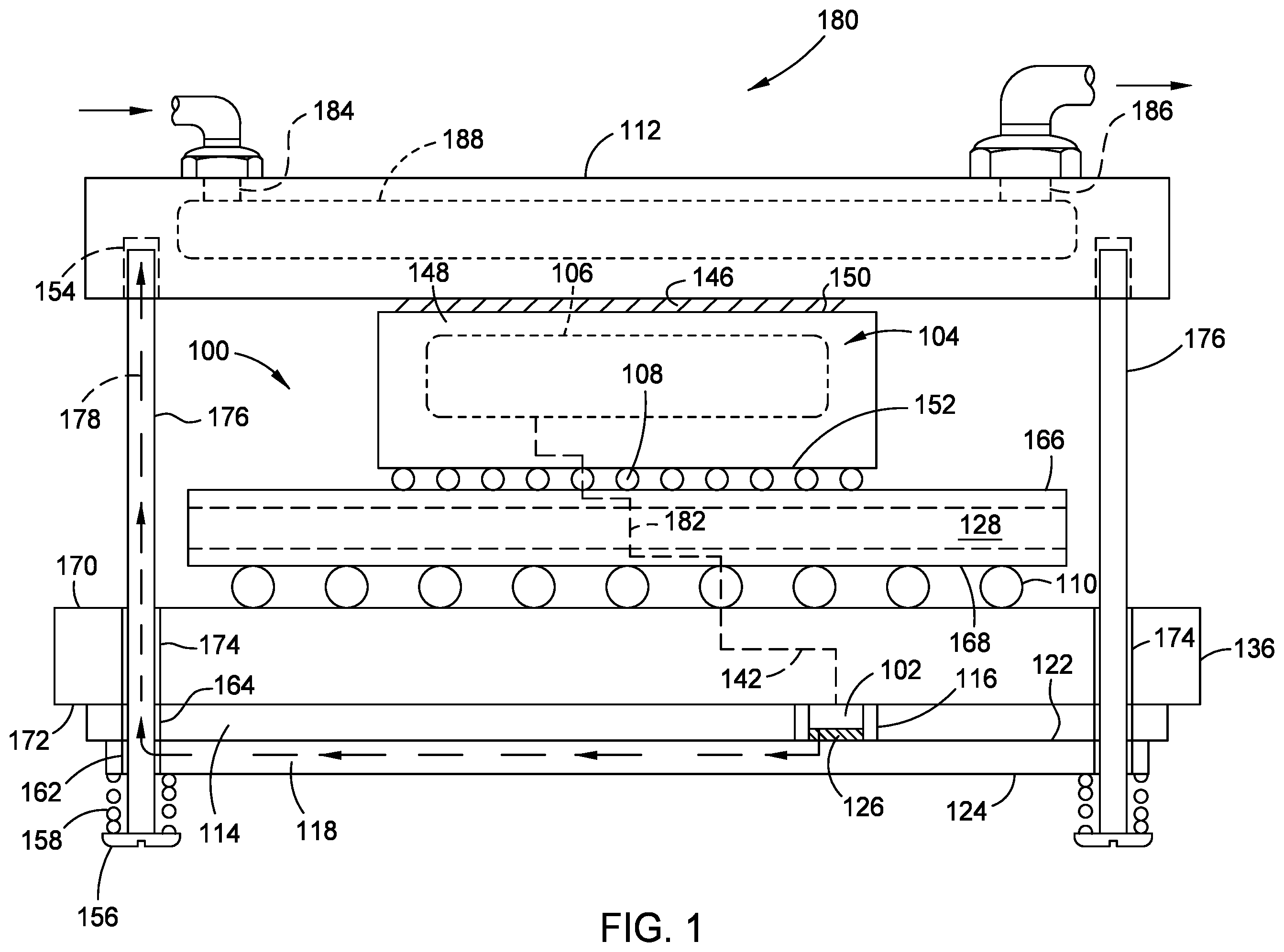 Patent US12414226 — Electronic device with below PCB thermal management — Figure 1
