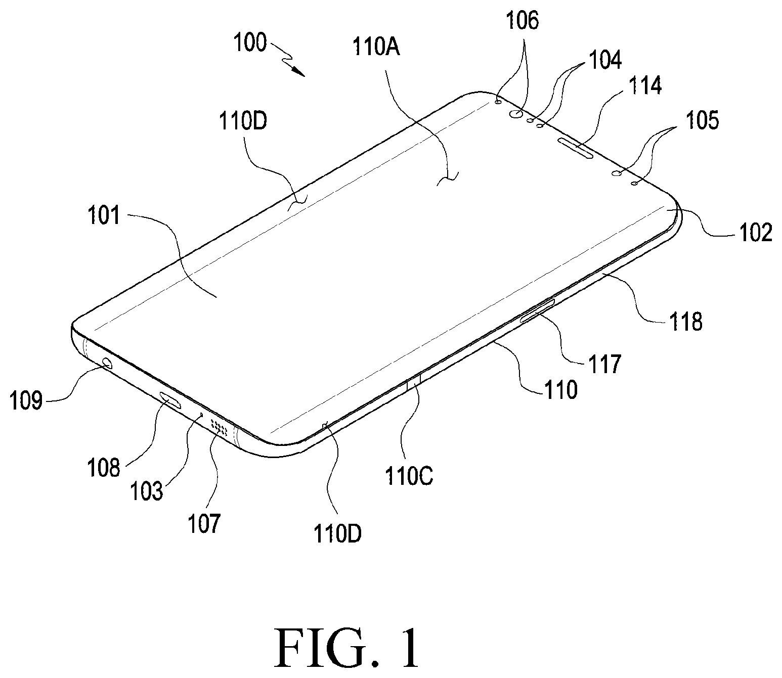 Patent US12414234 — Electronic device including conductive fixing member — Figure 1