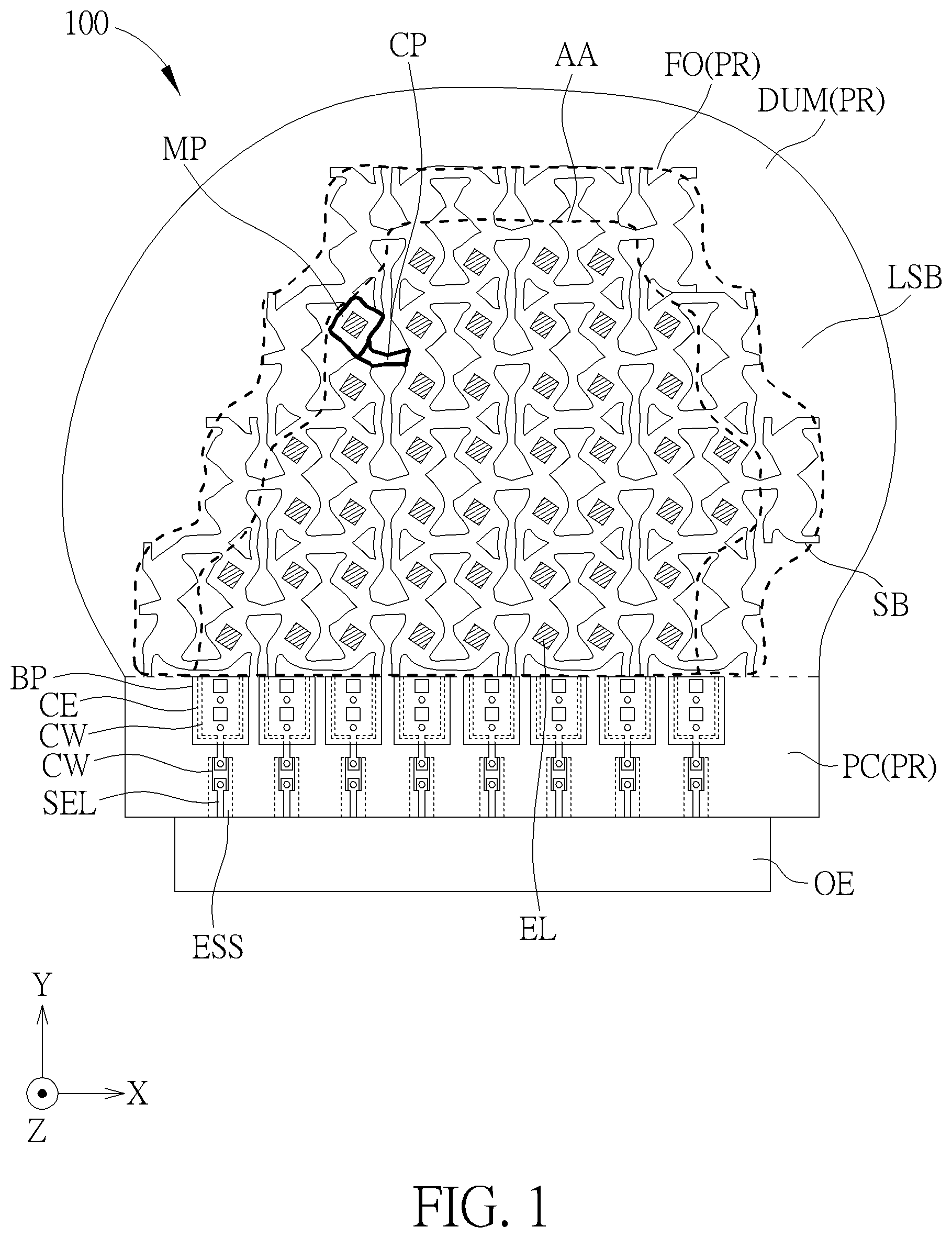 Patent US12414237 — Electronic device — Figure 1