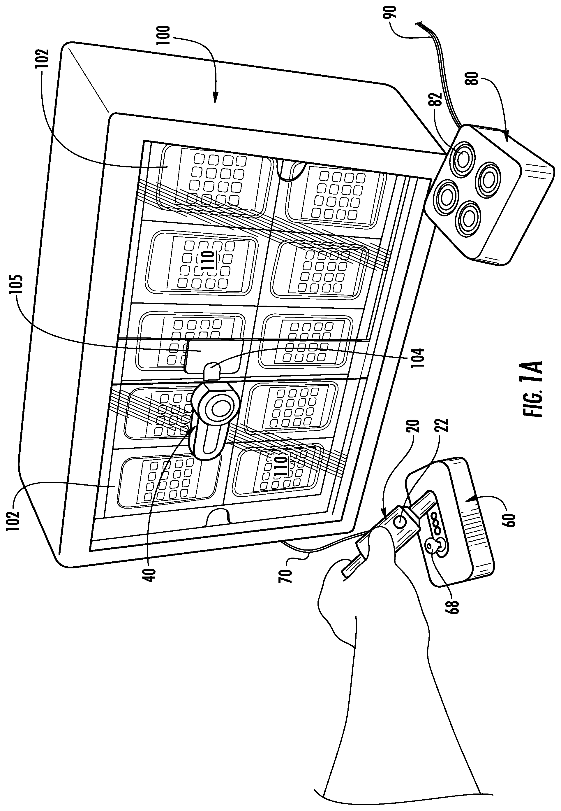 Patent US12414248 — Electronic locks for server racks — Figure 1