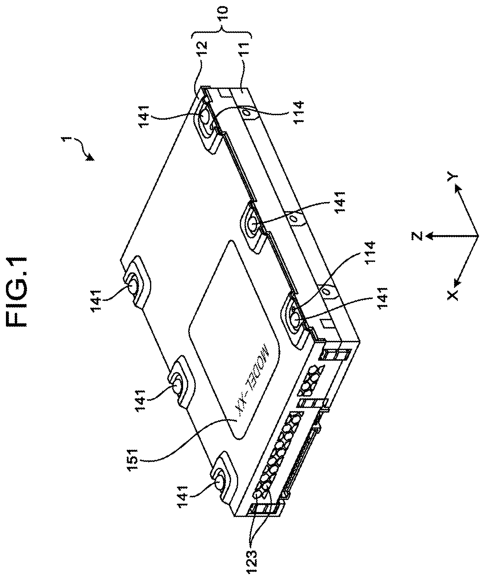 Patent US12414250 Figure 1 – Electronic apparatus