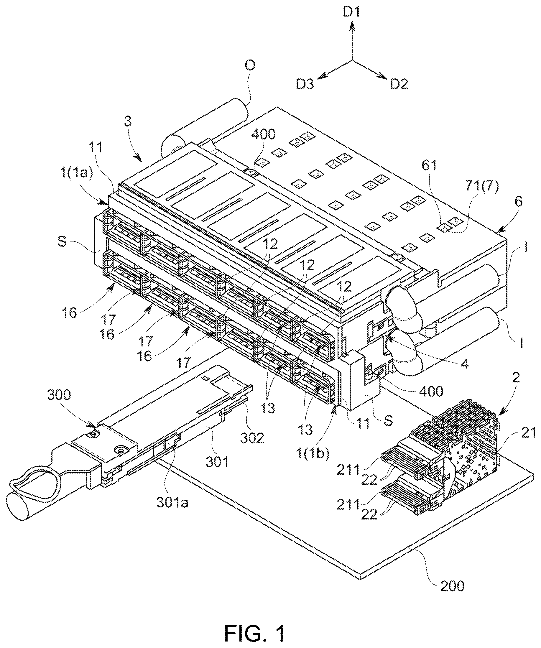 Patent US12414263 — Cooling tray connector assembly — Figure 1