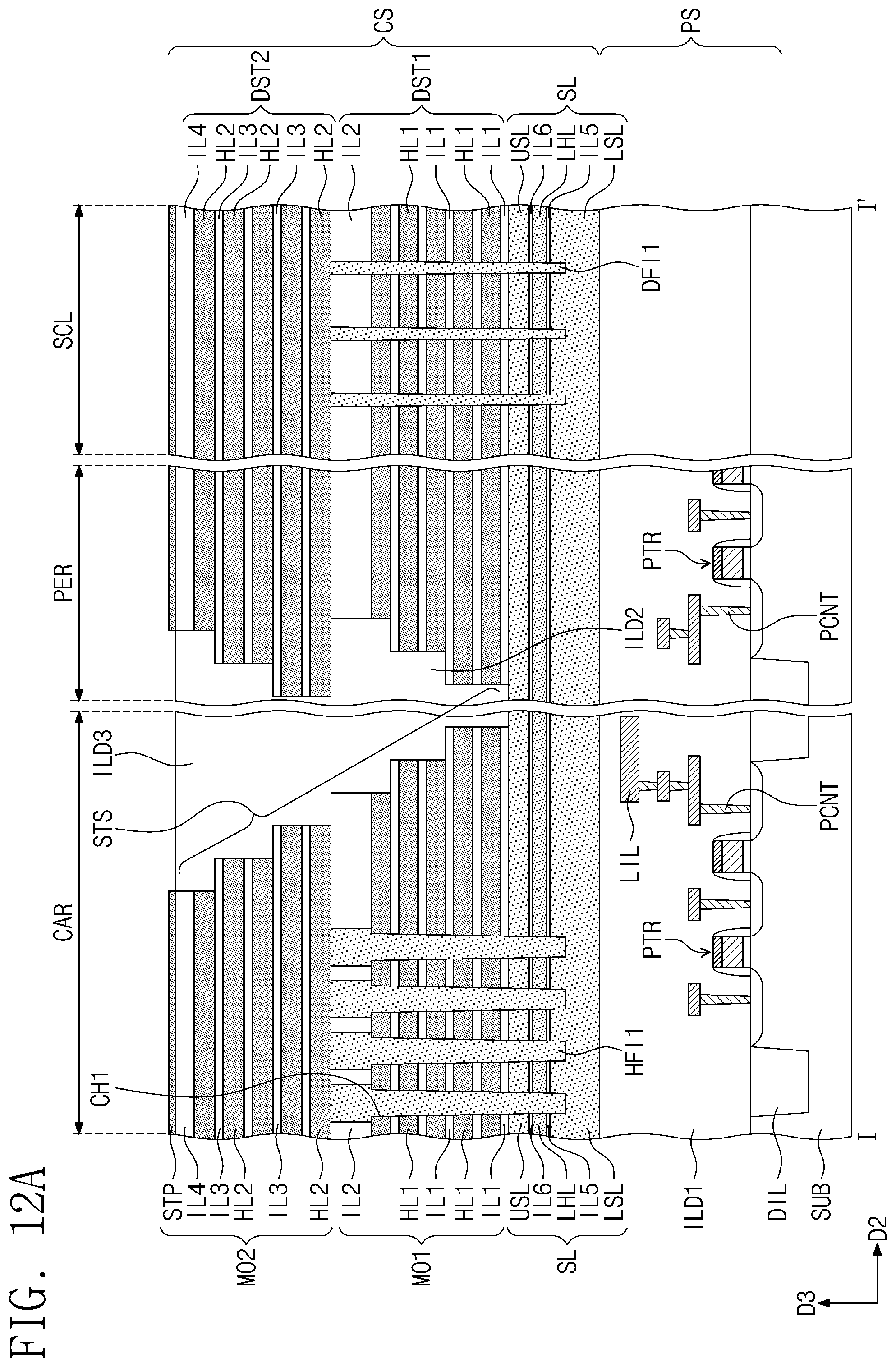 Patent US12414297 Figure 18 – Semiconductor device and electronic system including the same