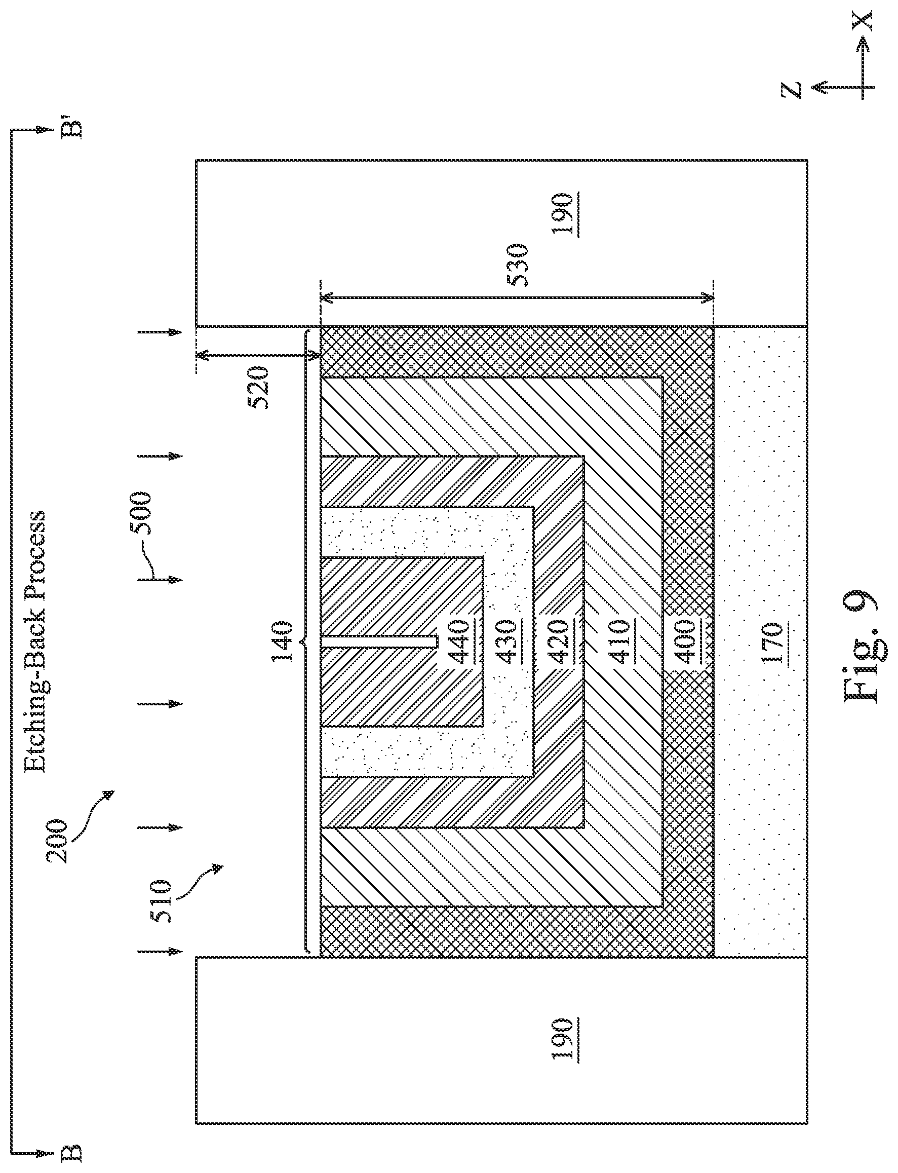 Patent US12414329 Figure 10 – Forming low-resistance capping layer over metal gate electrode