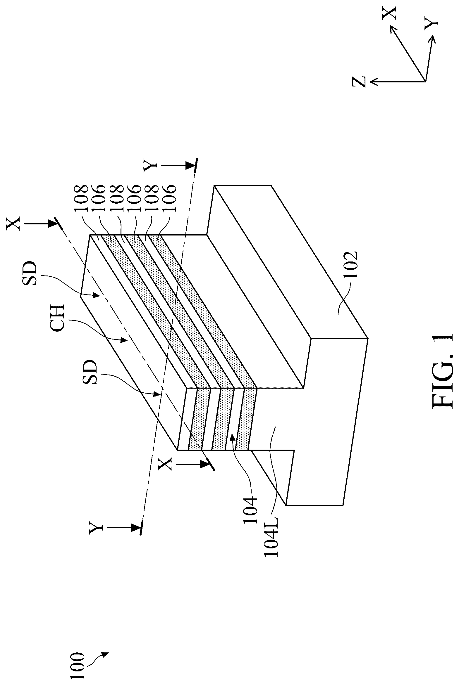 Patent US12414353 — Method for forming semiconductor structure — Figure 1
