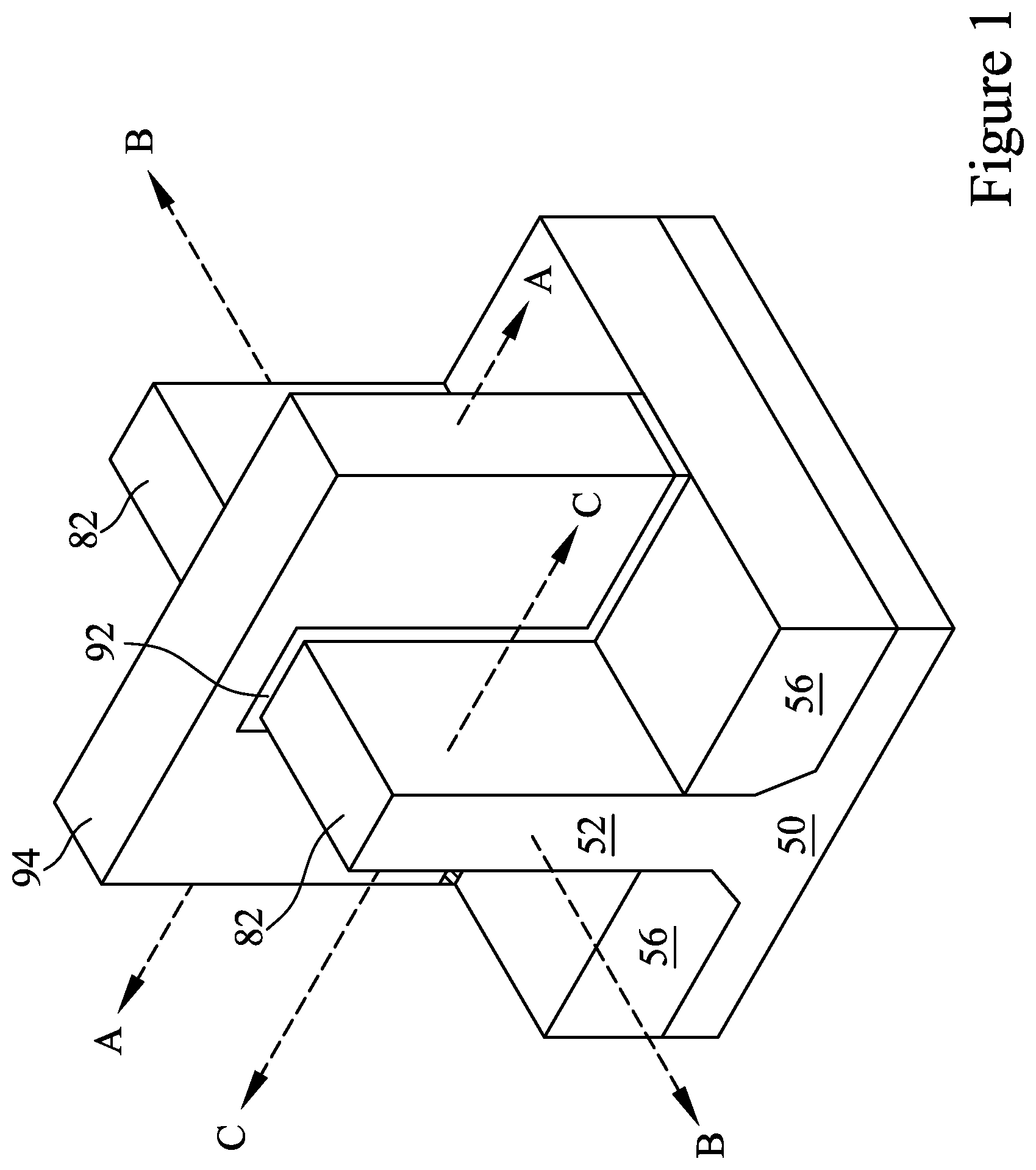 Patent US12414356 — Gate structure and method of forming same — Figure 1