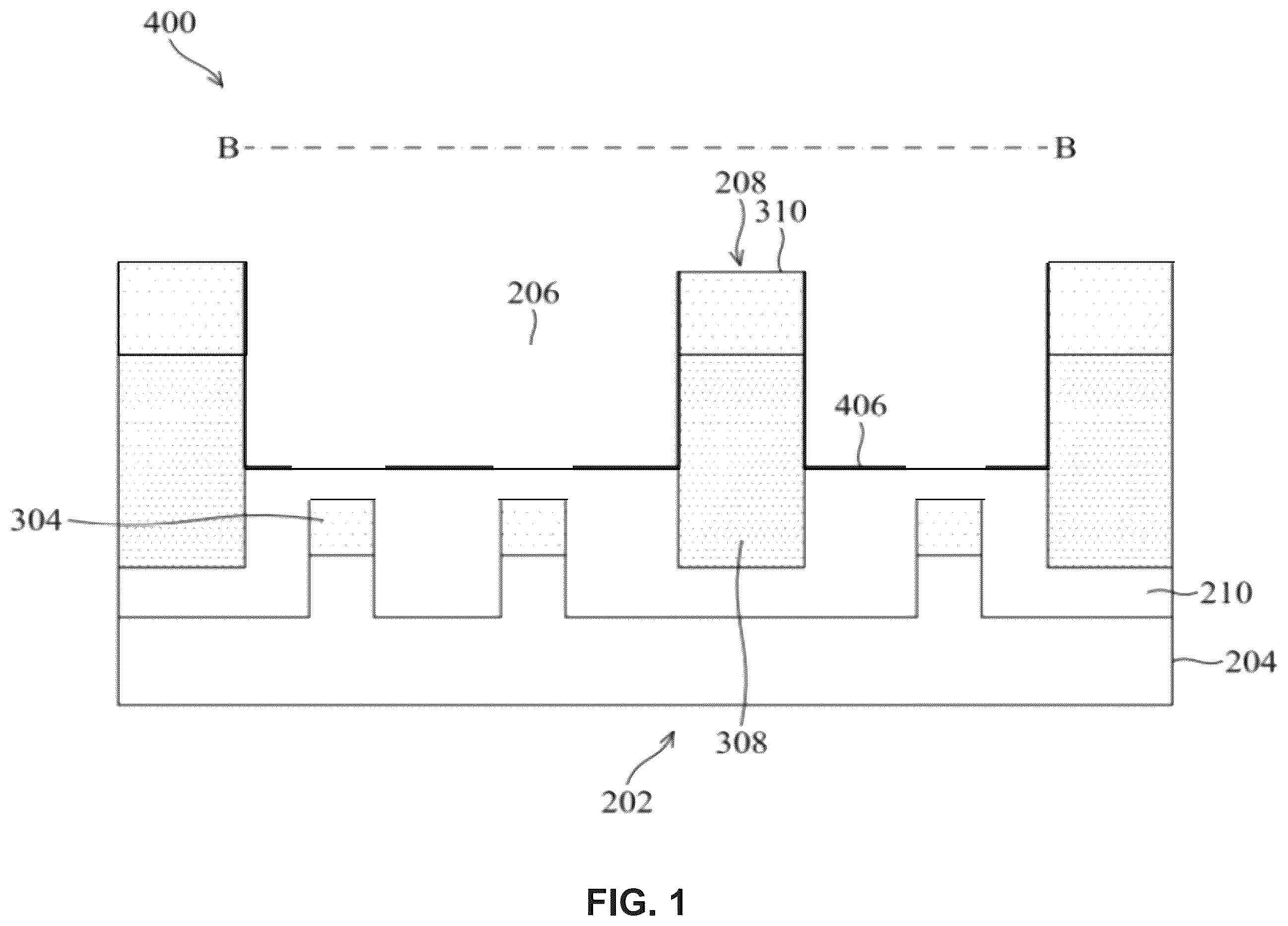 Patent US12414363 — Semiconductor device and manufacturing methods thereof — Figure 1