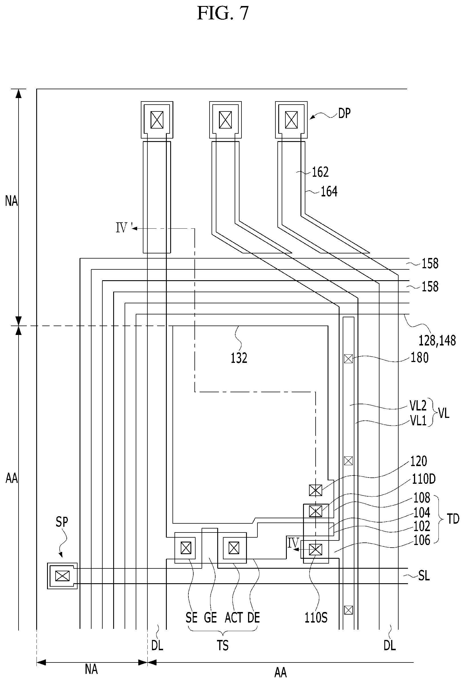 Patent US12414369 Figure 8 – Display device