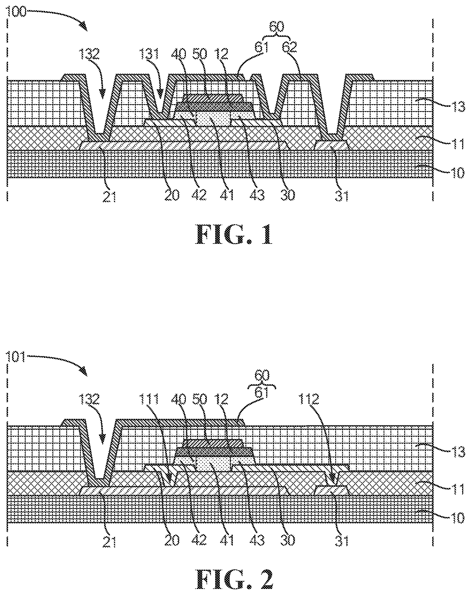 Patent US12414375 — Driving substrate, method for fabricating same, and display panel — Figure 1