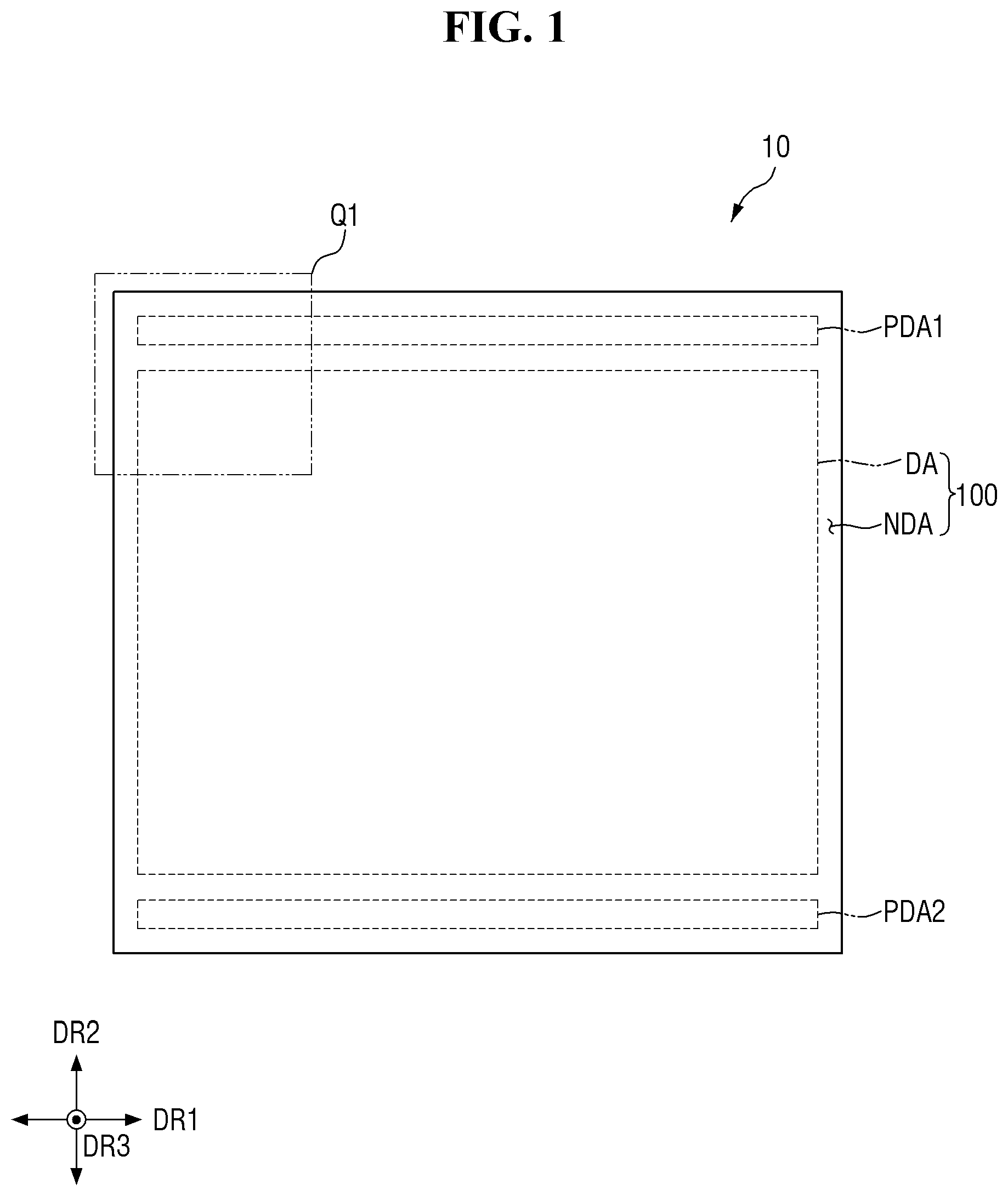 Patent US12414413 — Display device — Figure 1