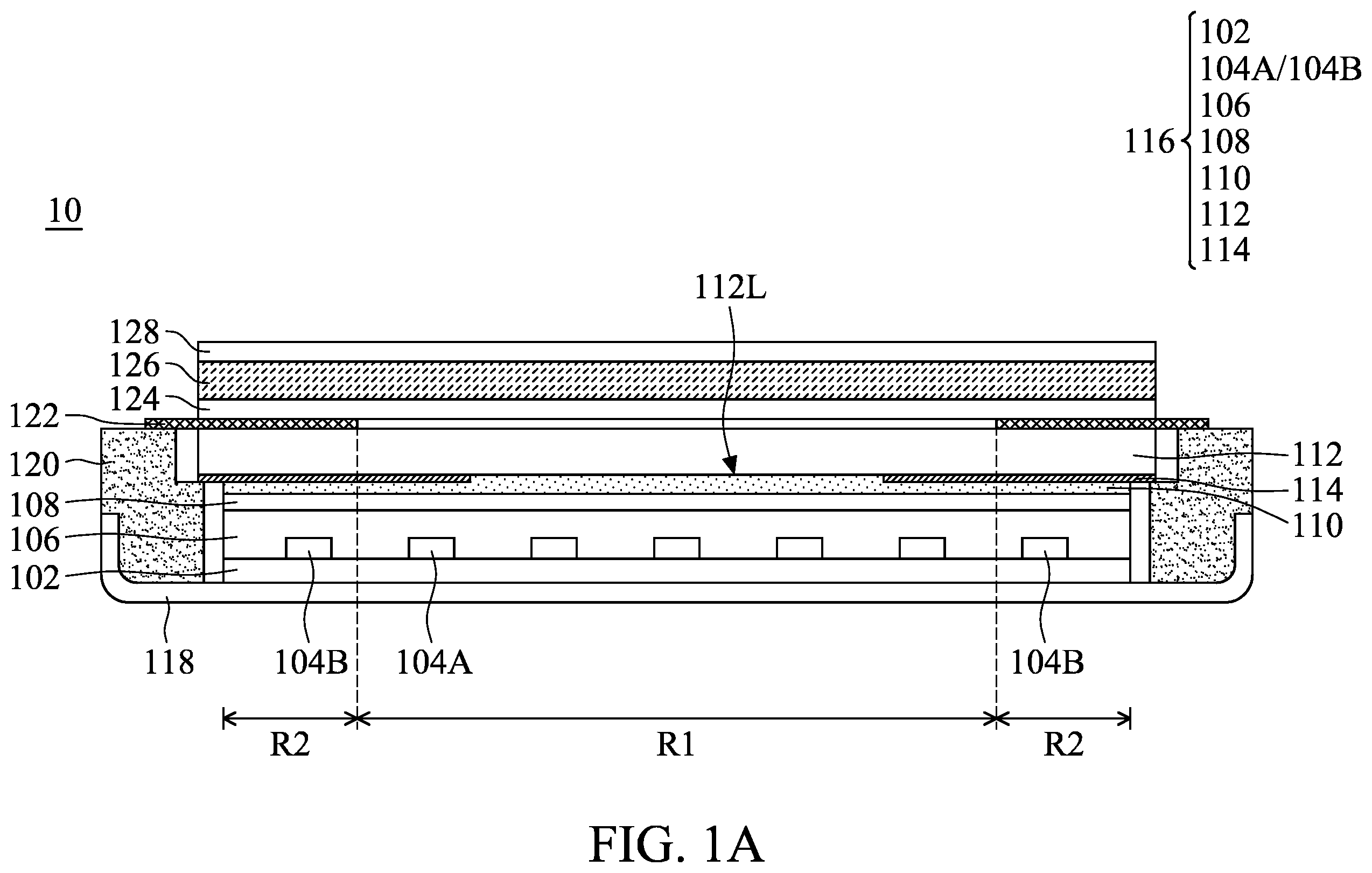 Patent US12414418 Figure 1 – Display device