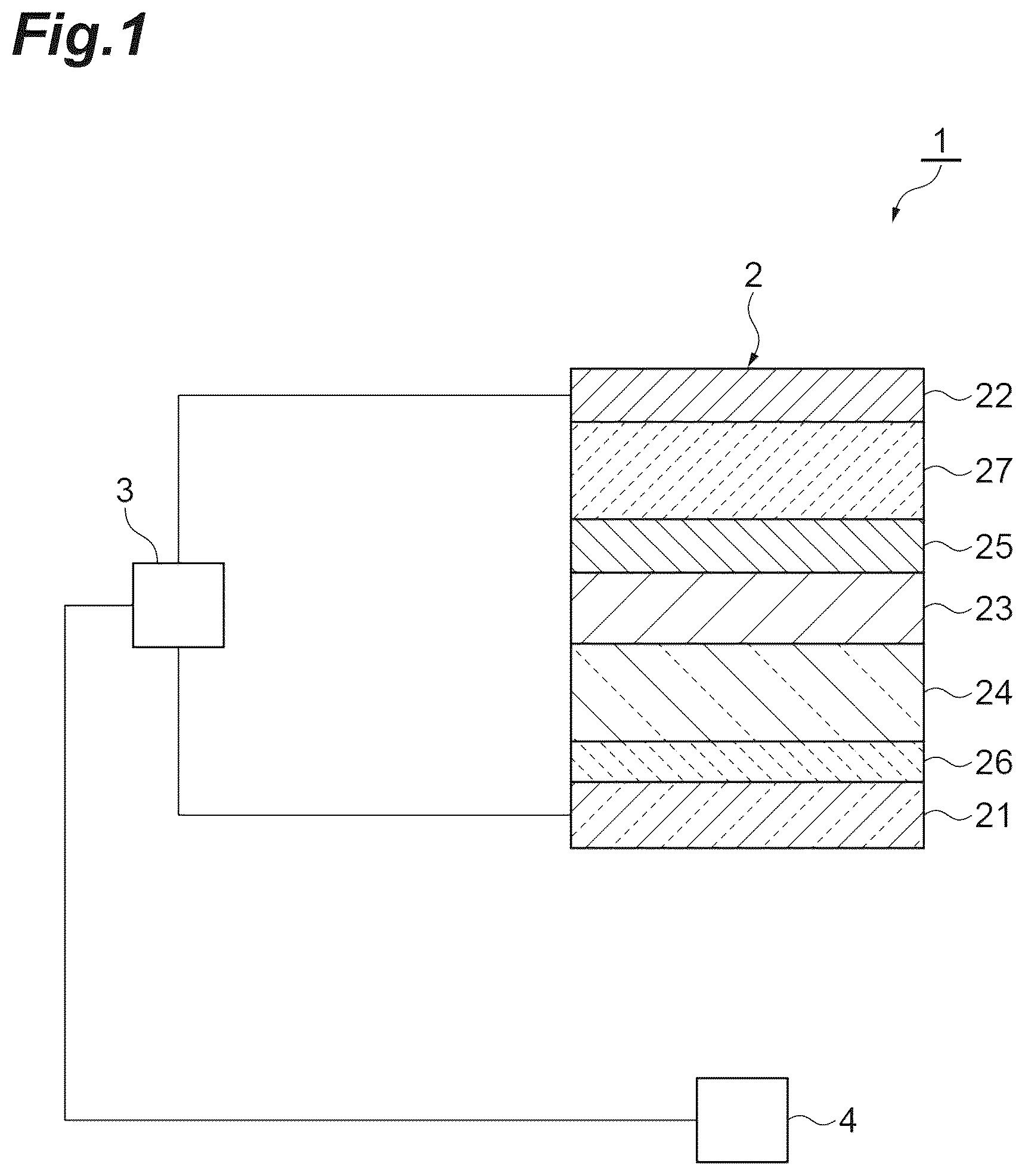 Patent US12414431 — Organic light-emitting element, light-emitting device, and light-emitting method — Figure 1