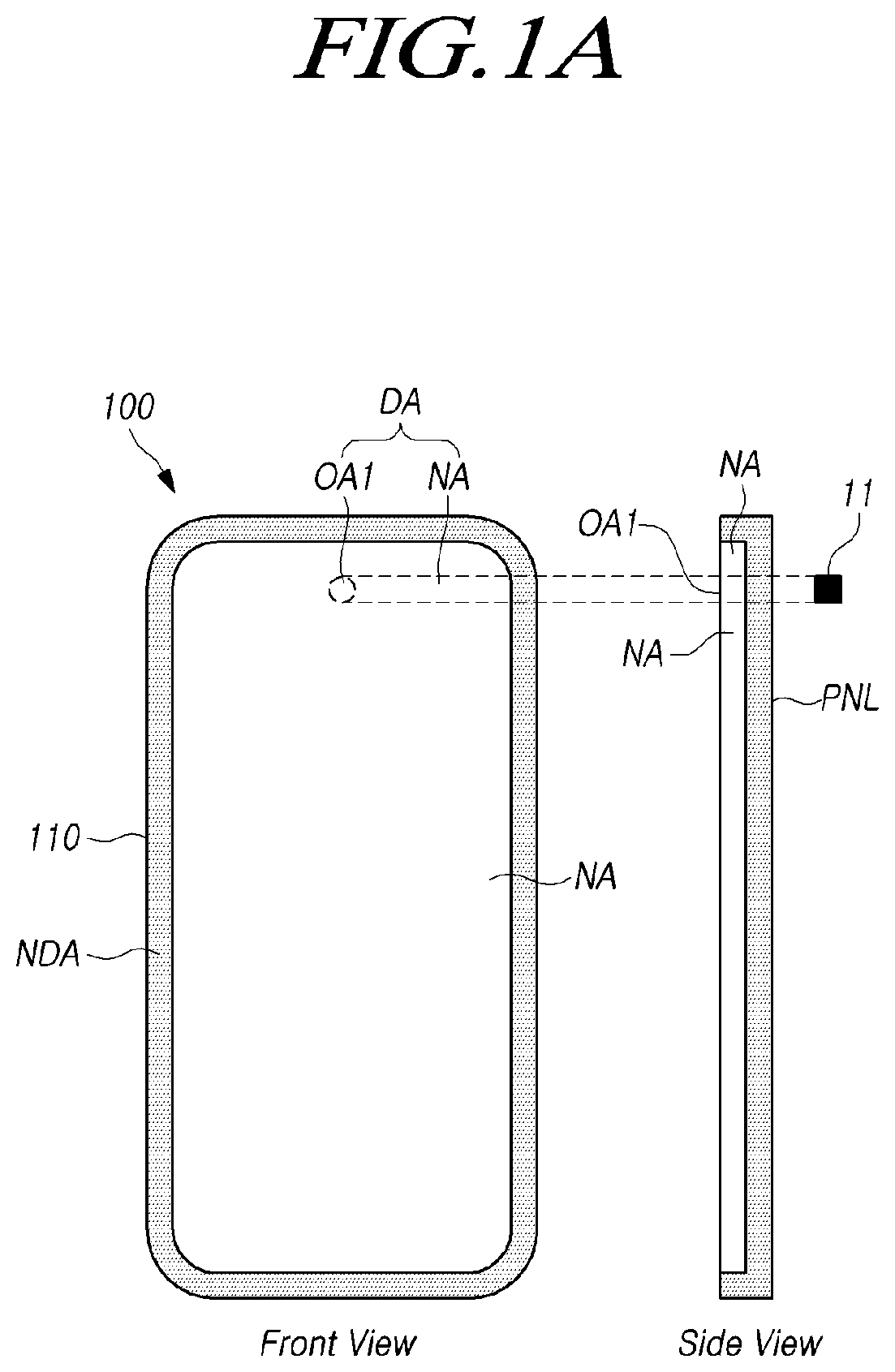 Patent US12414438 Figure 1 – Display device