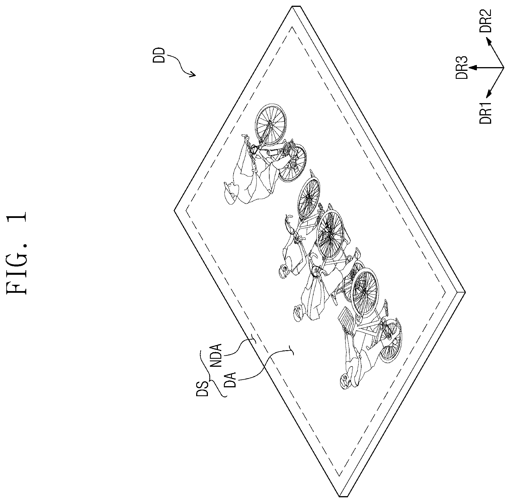Patent US12414442 — Display device — Figure 1