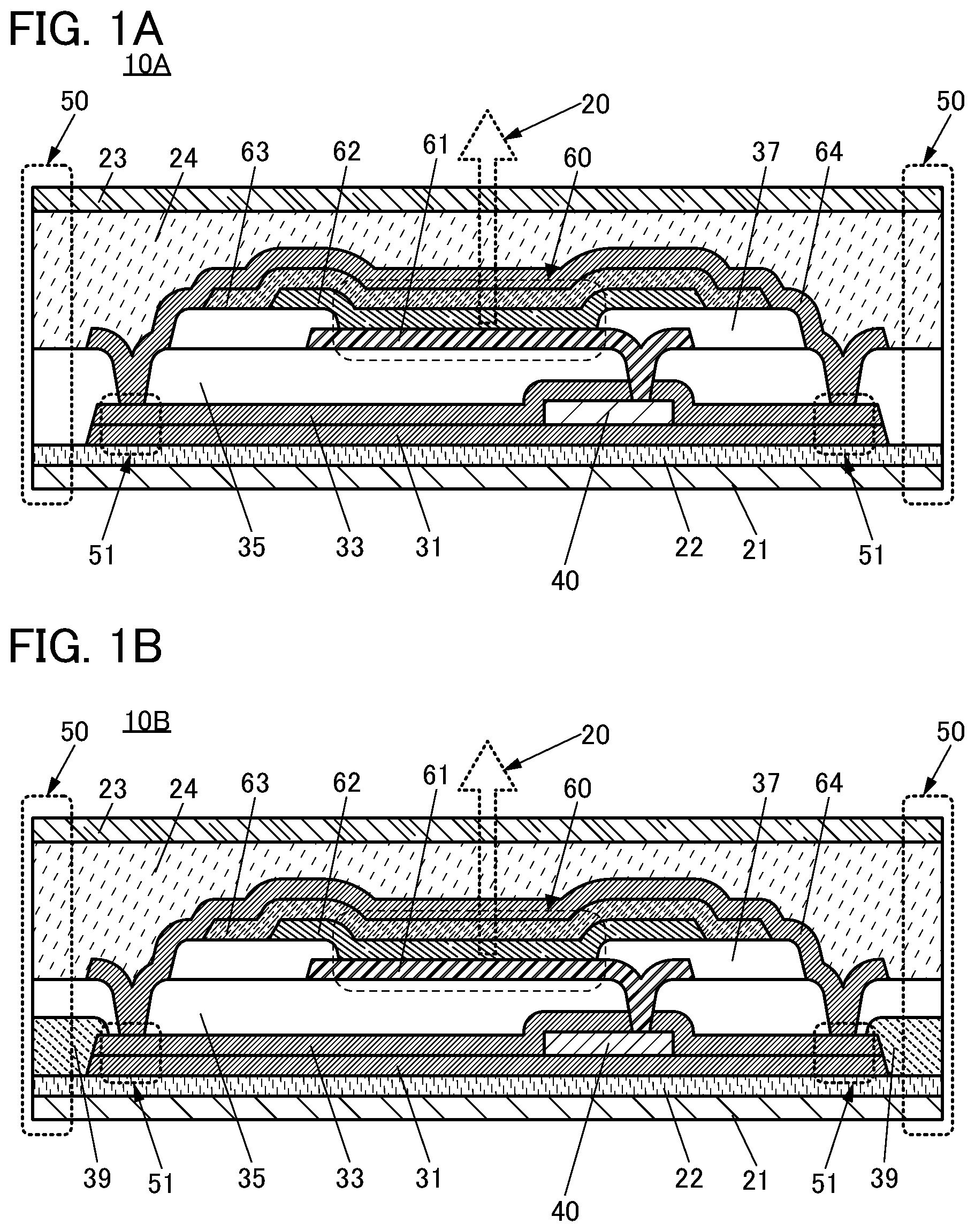 Patent US12414443 Figure 1 – Light-emitting device, light-emitting module, electronic device, and manufacturing method of light-emitting device