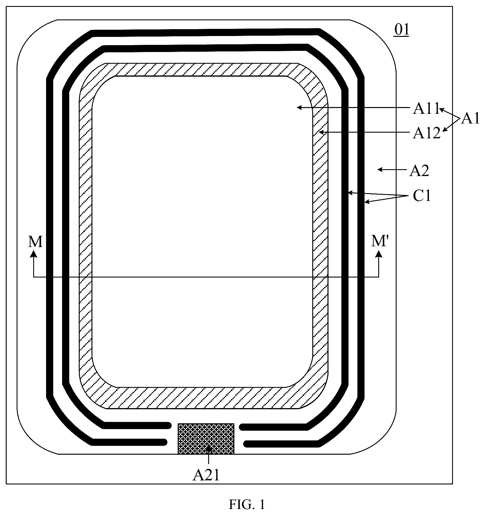 Patent US12414446 — Display substrate and method for manufacturing same, and display device — Figure 1