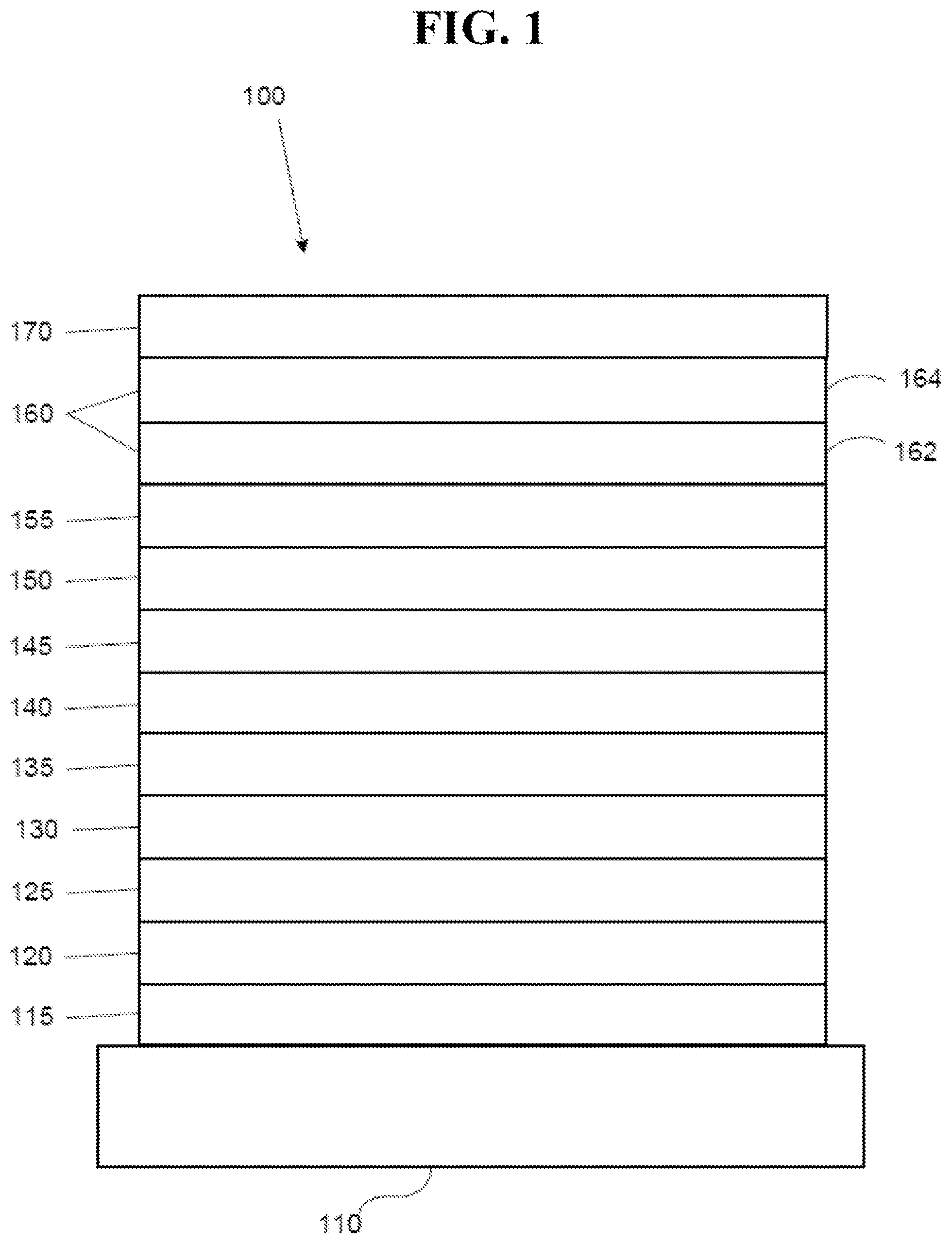 Patent US12414452 — Organic electroluminescent devices — Figure 1