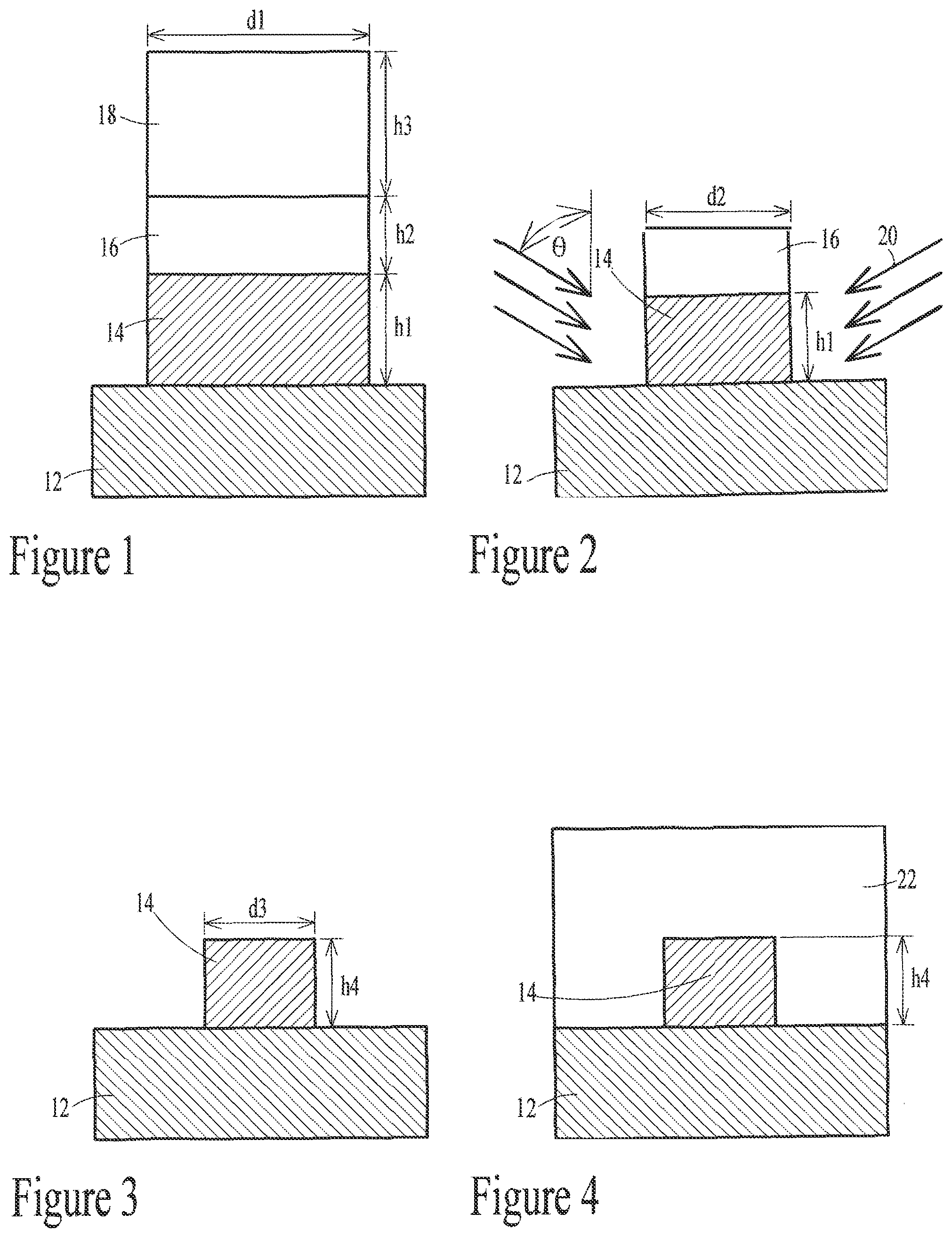 Patent US12414479 — Sub 60nm etchless MRAM devices by ion beam etching fabricated T-shaped bottom electrode — Figure 1