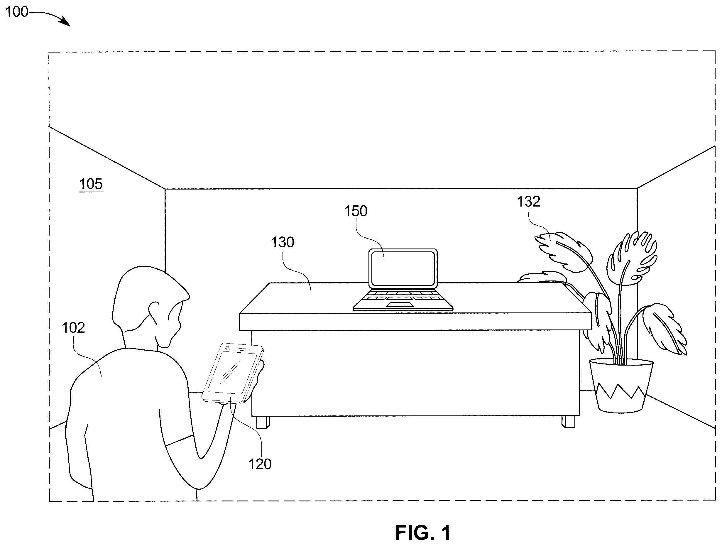 Patent US12417008 — Three-dimensional application inspection environment — Figure 1
