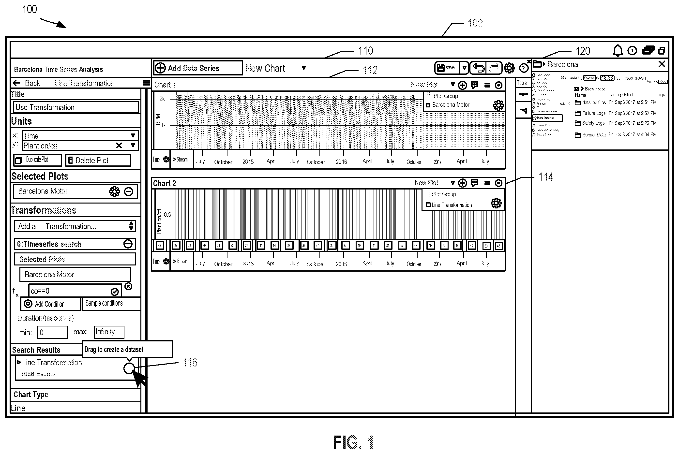 Patent US12417011 — Graphical user interface system — Figure 1