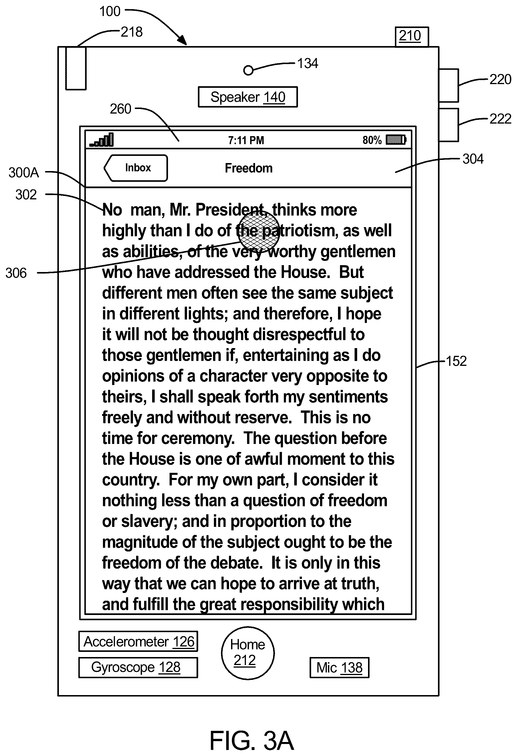 Patent US12417013 Figure 5 – Methods and graphical user interfaces for pointing and editing on computing devices with touch-sensitive displays