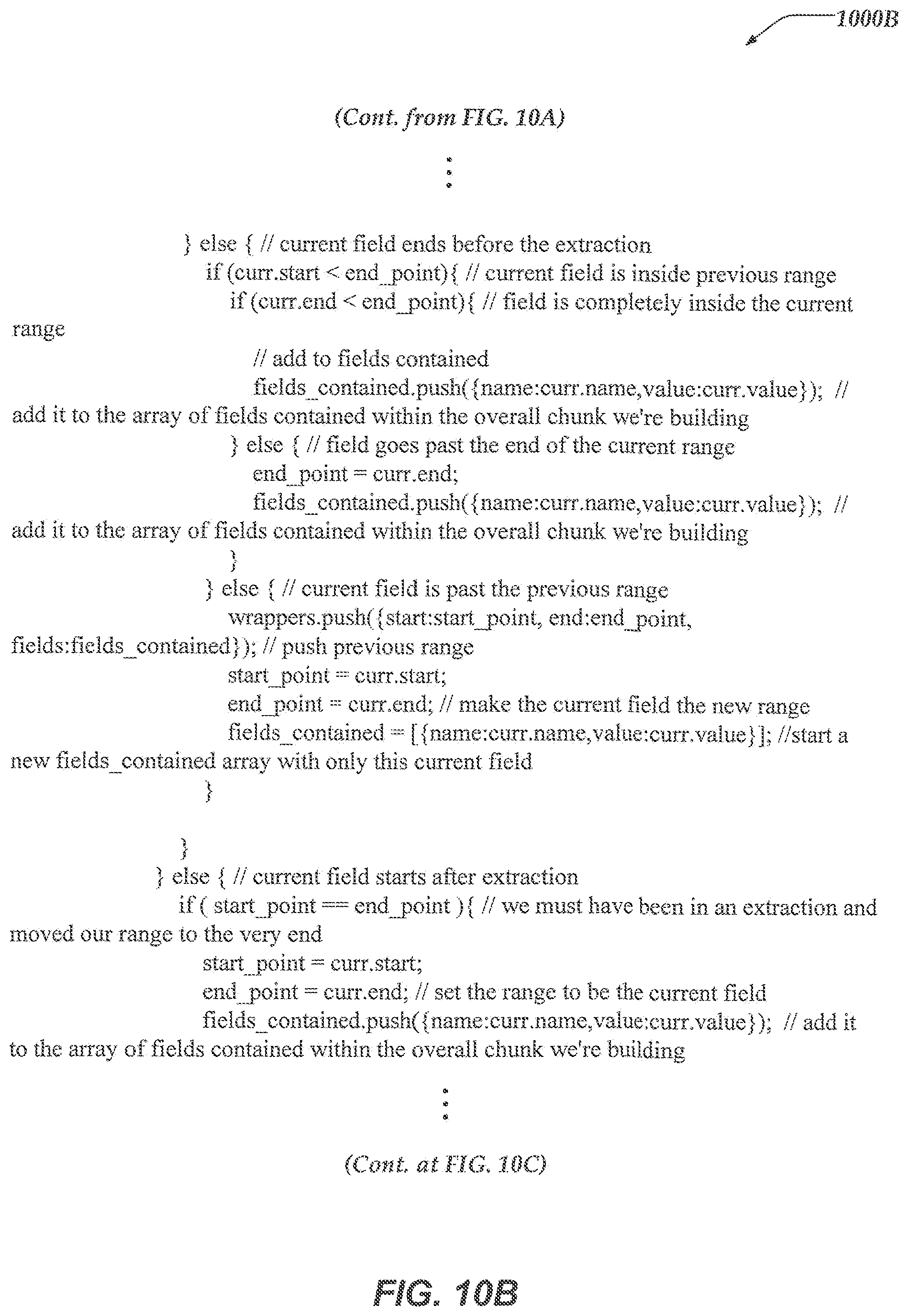 Patent US12417074 Figure 14 – Updating event records based on user edited extraction rule