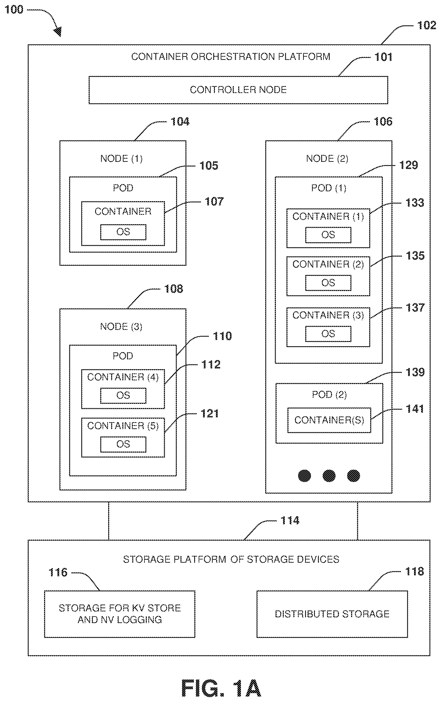 Patent US12417176 Figure 1 – Persistent key-value store and journaling system