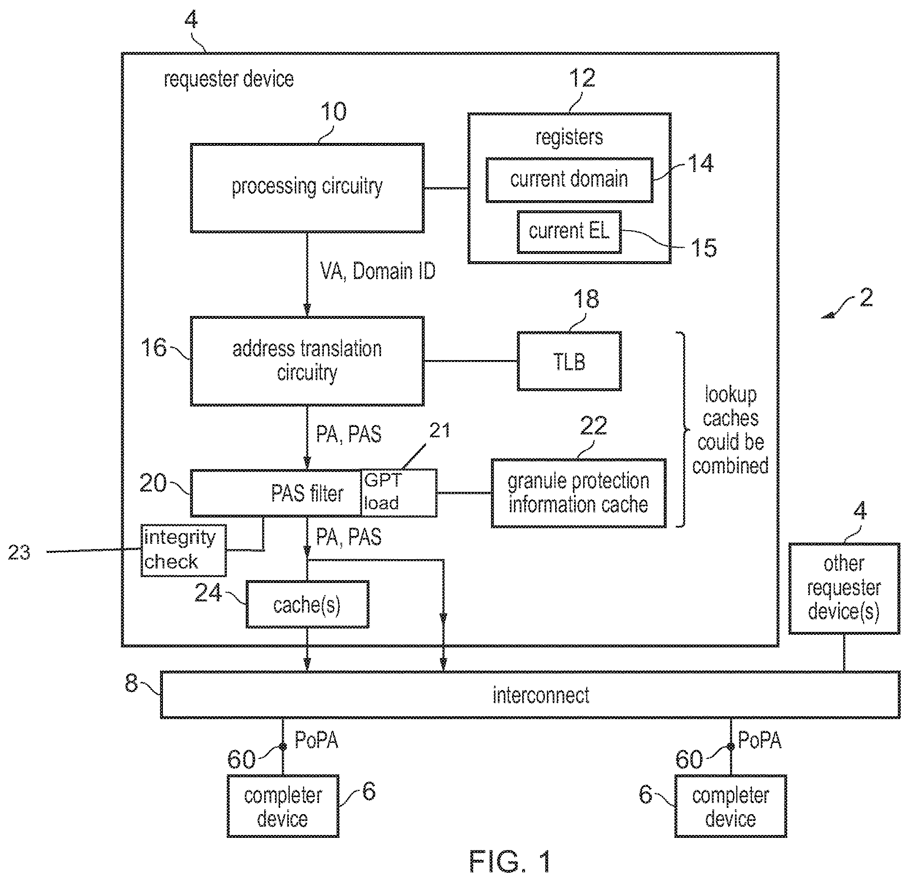 Patent US12417190 — Data integrity check for granule protection data — Figure 1