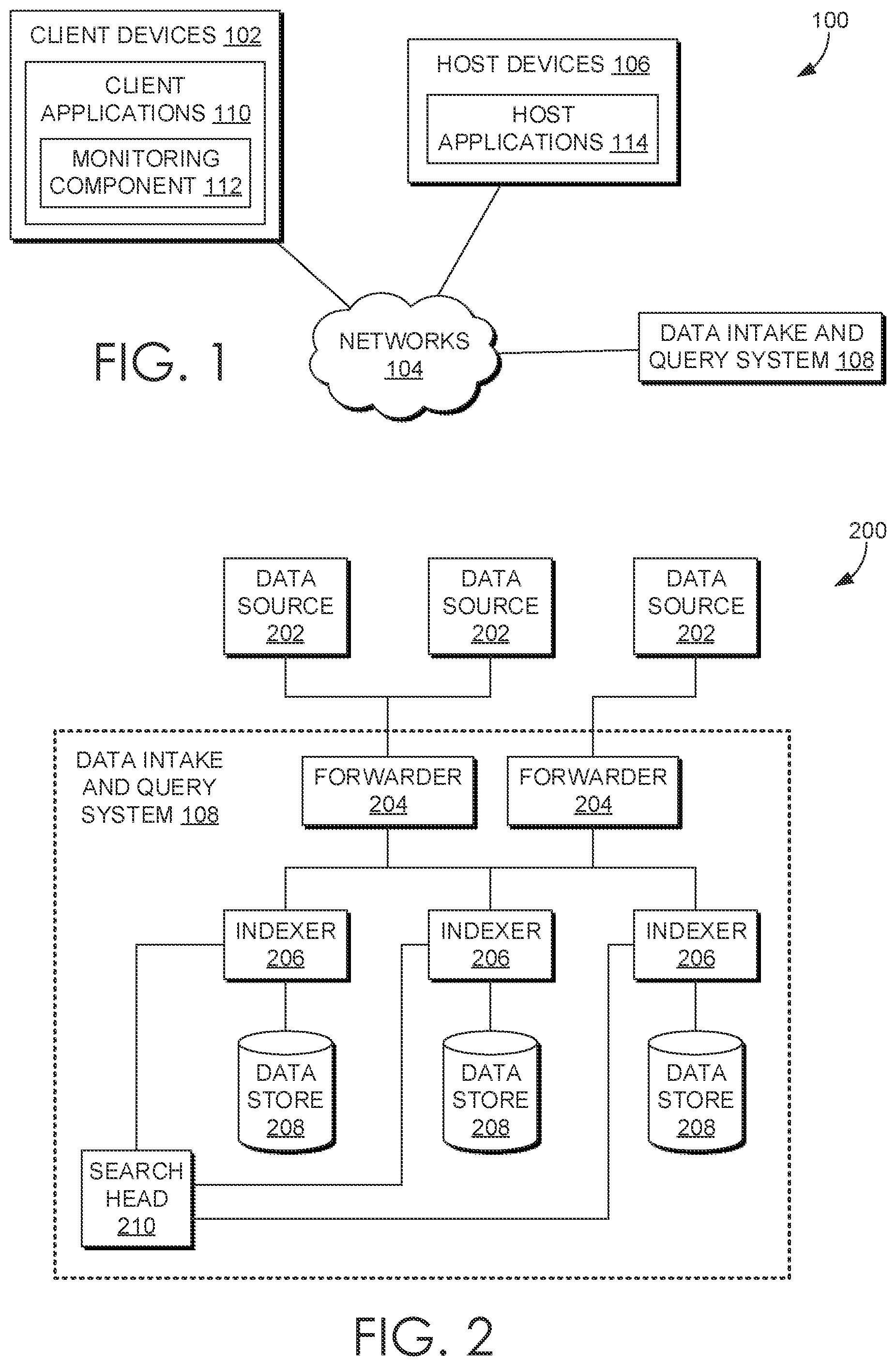 Patent US12417210 — Log data extraction from data chunks of an isolated execution environment — Figure 1