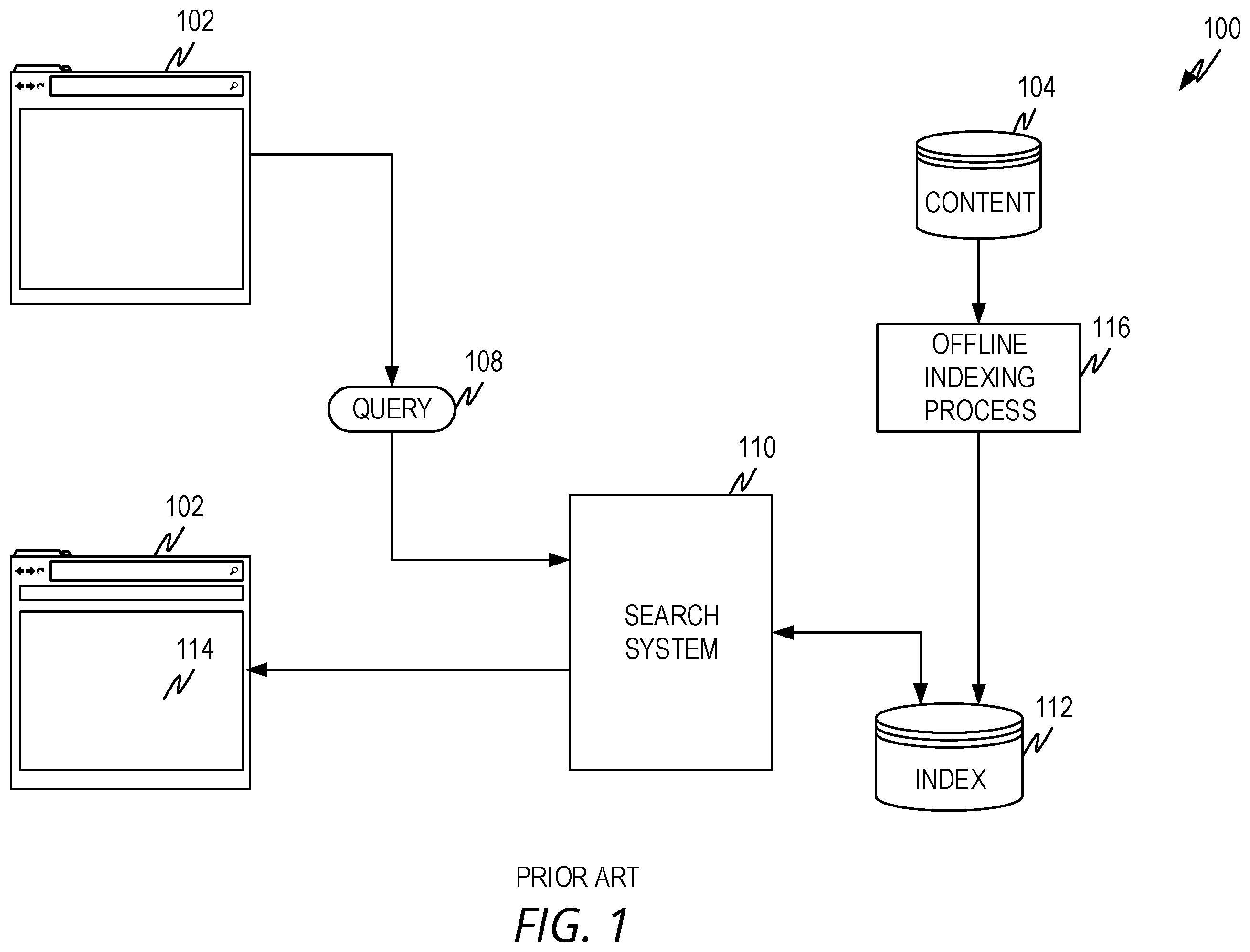 Patent US12417249 — Smart find for in-application searching — Figure 1