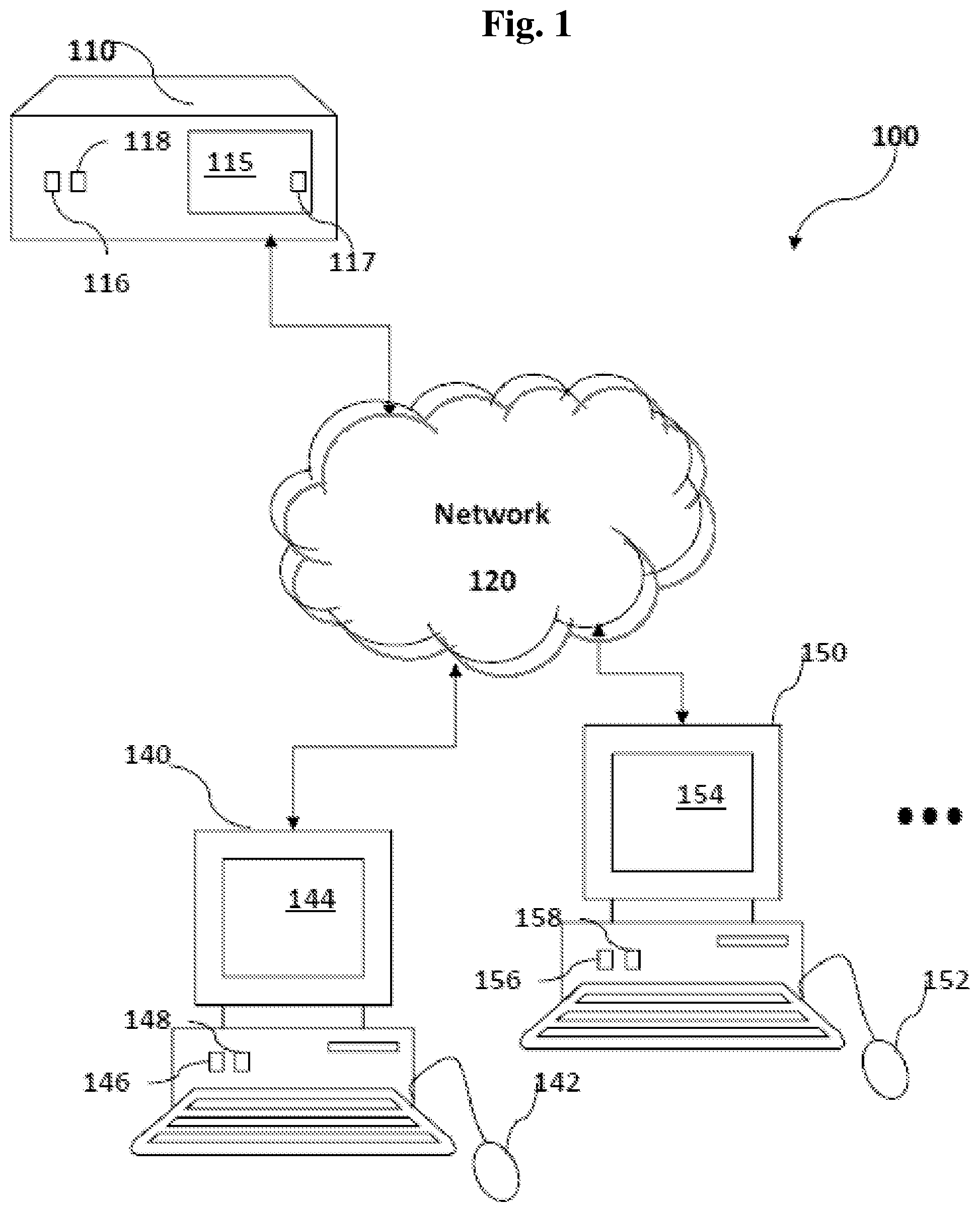 Patent US12417295 Figure 1 – System and method for securely evaluating risk over encrypted data