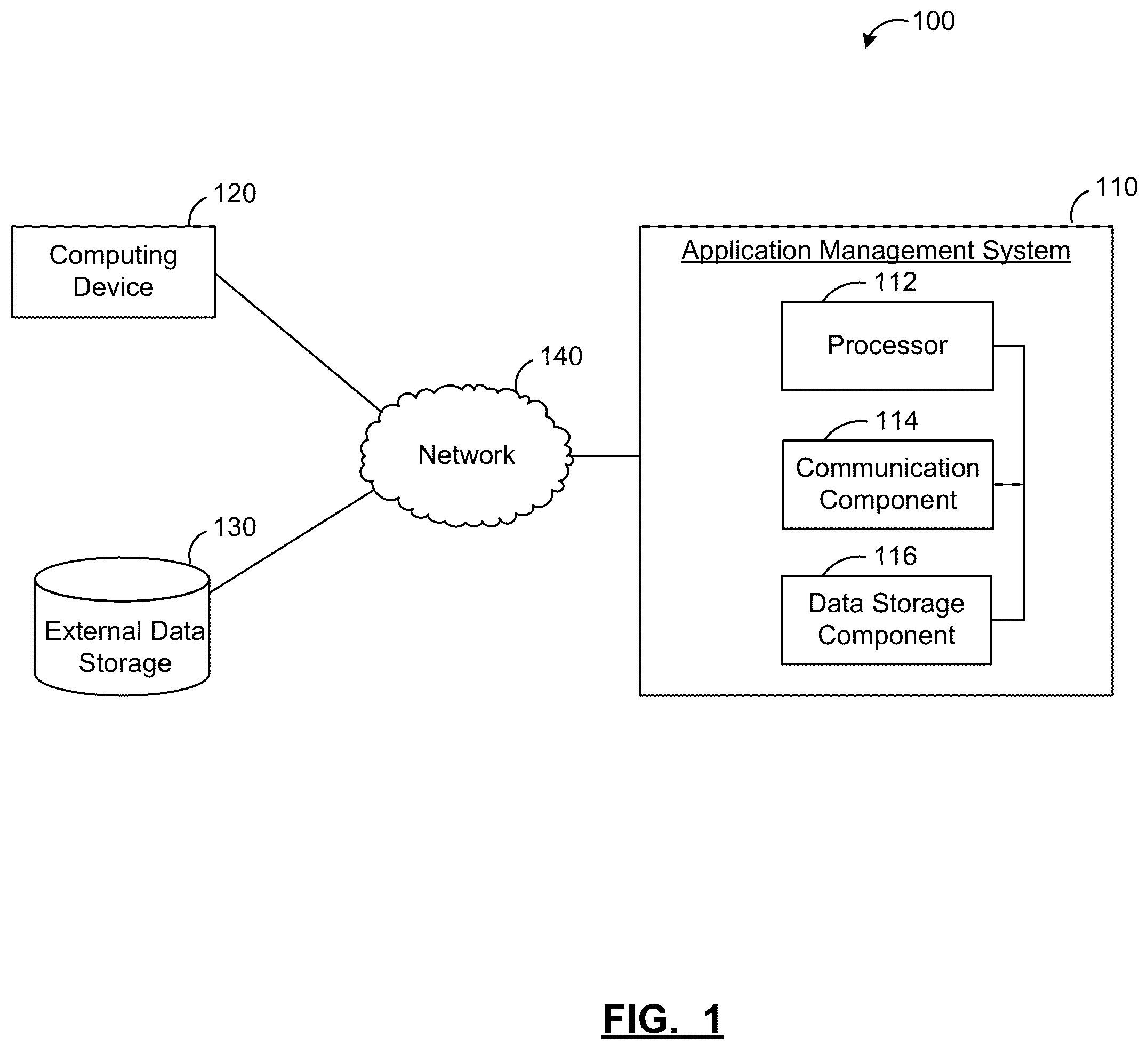 Patent US12417298 — Systems and methods for managing application data — Figure 1