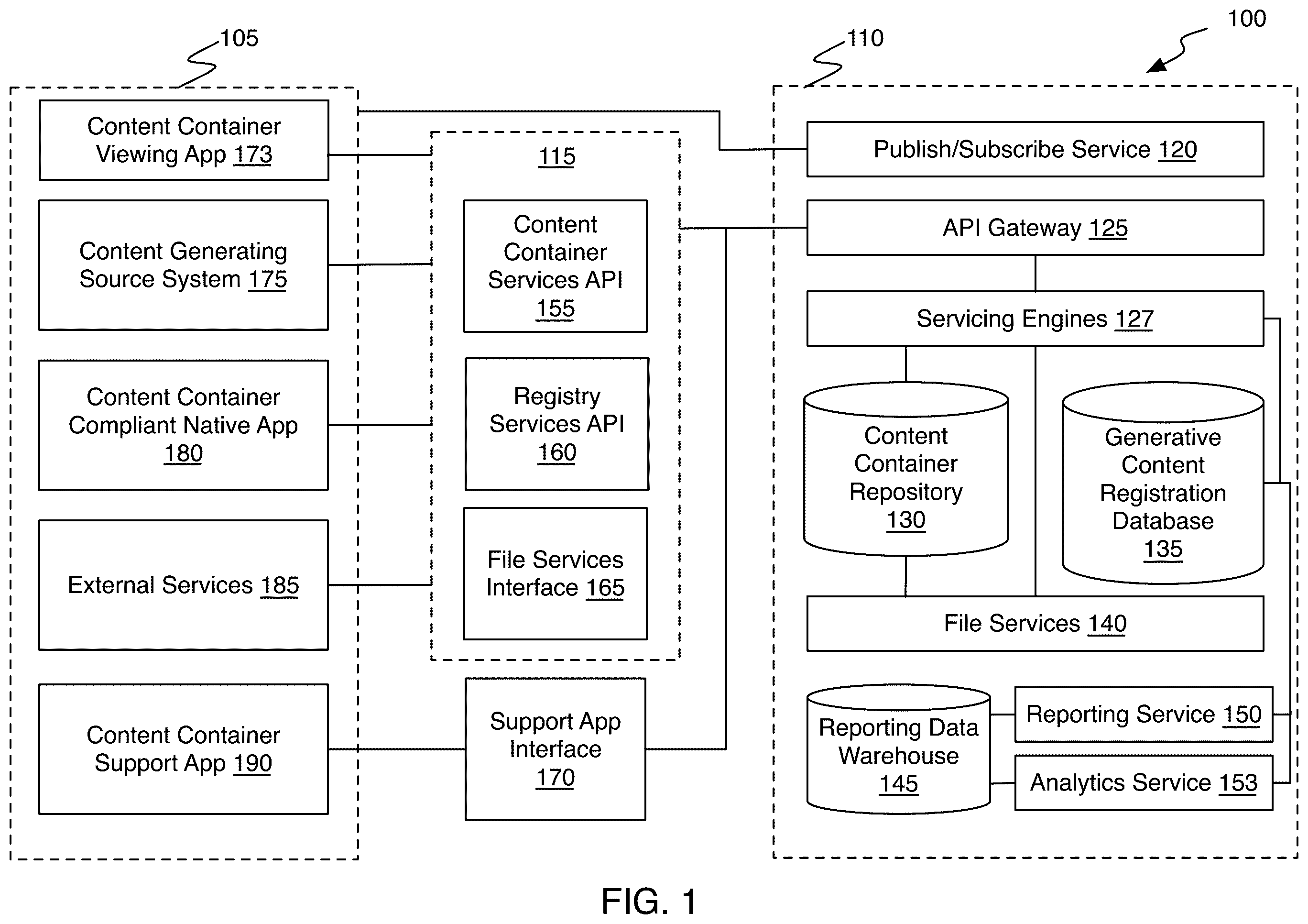Patent US12417393 — Generative content registration system and method of use — Figure 1