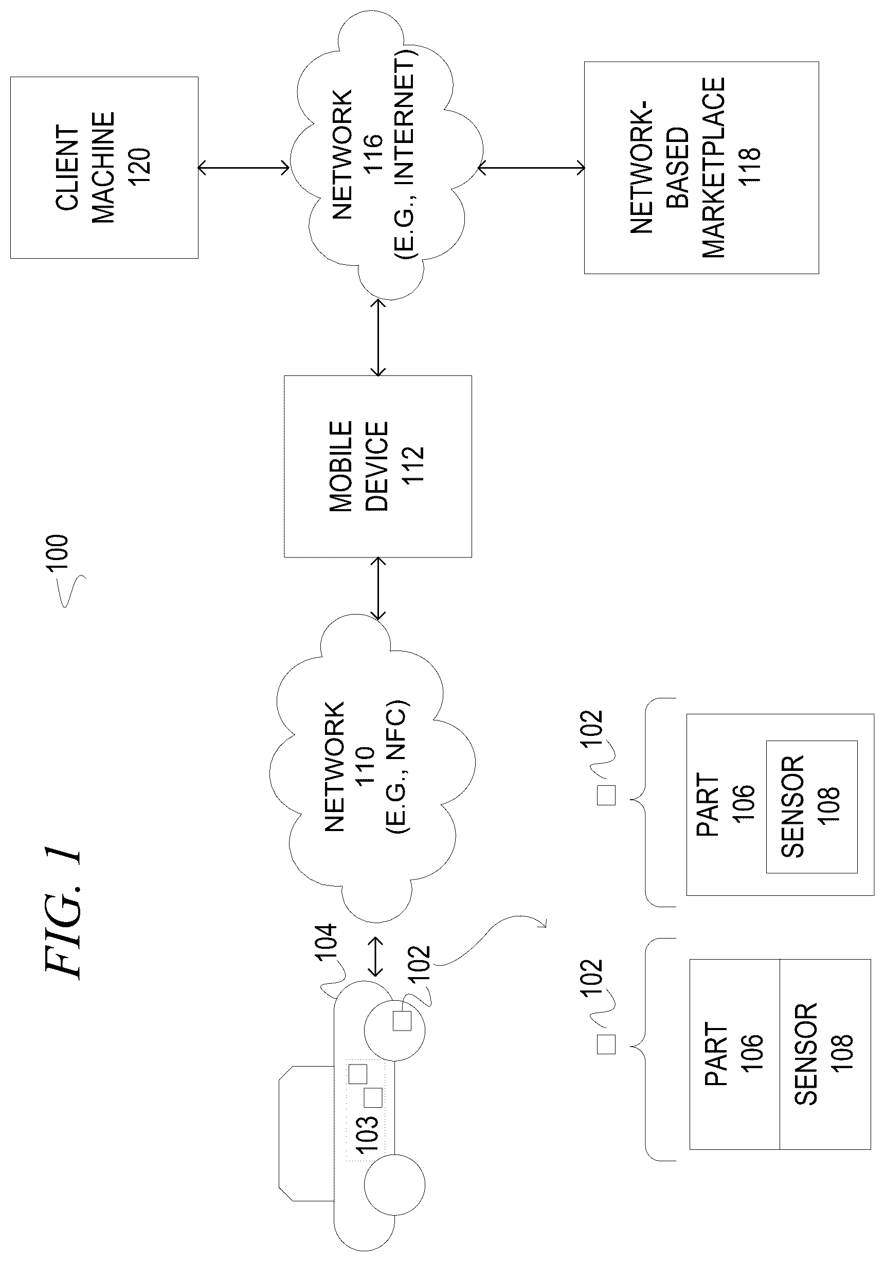 Patent US12417441 — Systems and methods for an e-commerce enabled digital whiteboard — Figure 1