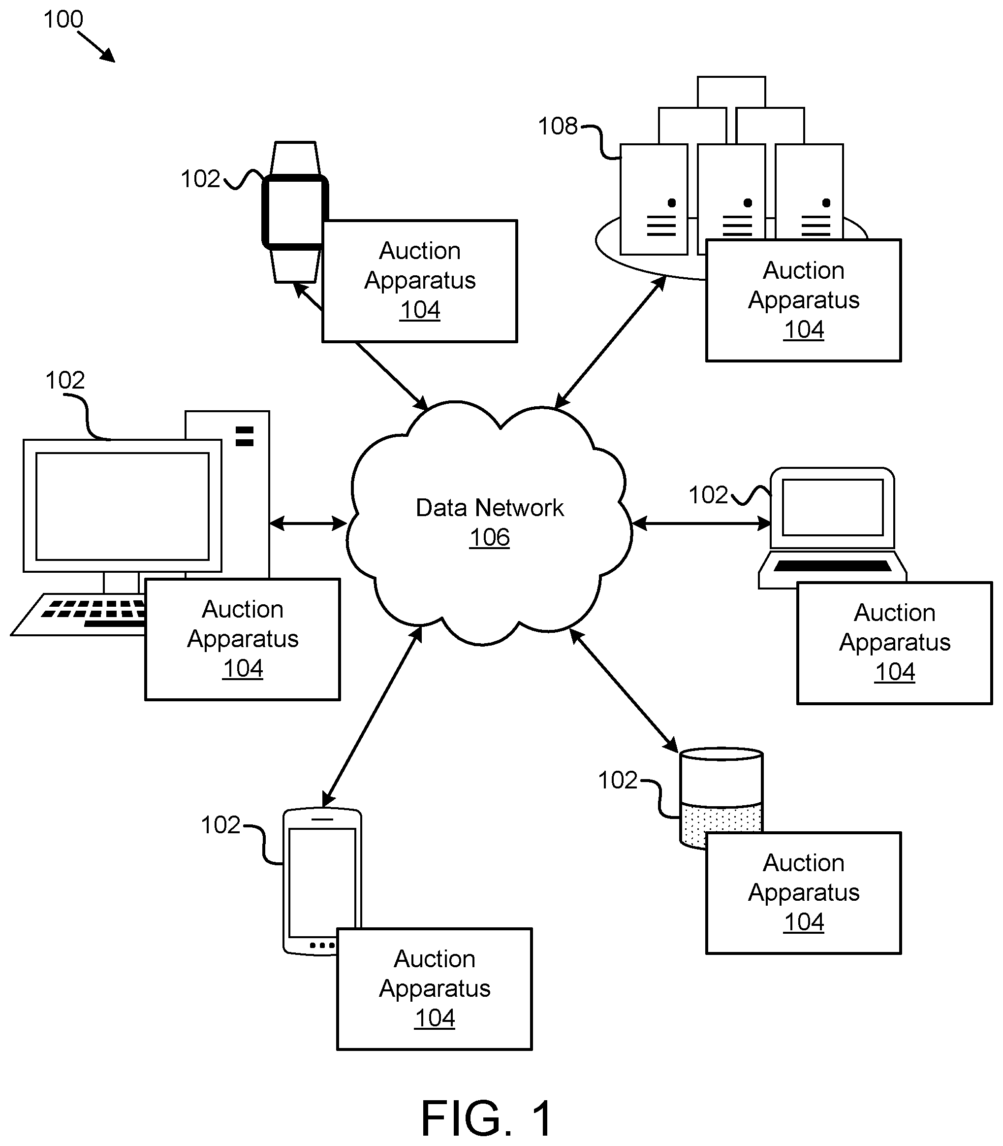 Patent US12417490 — Generating online auction listings — Figure 1