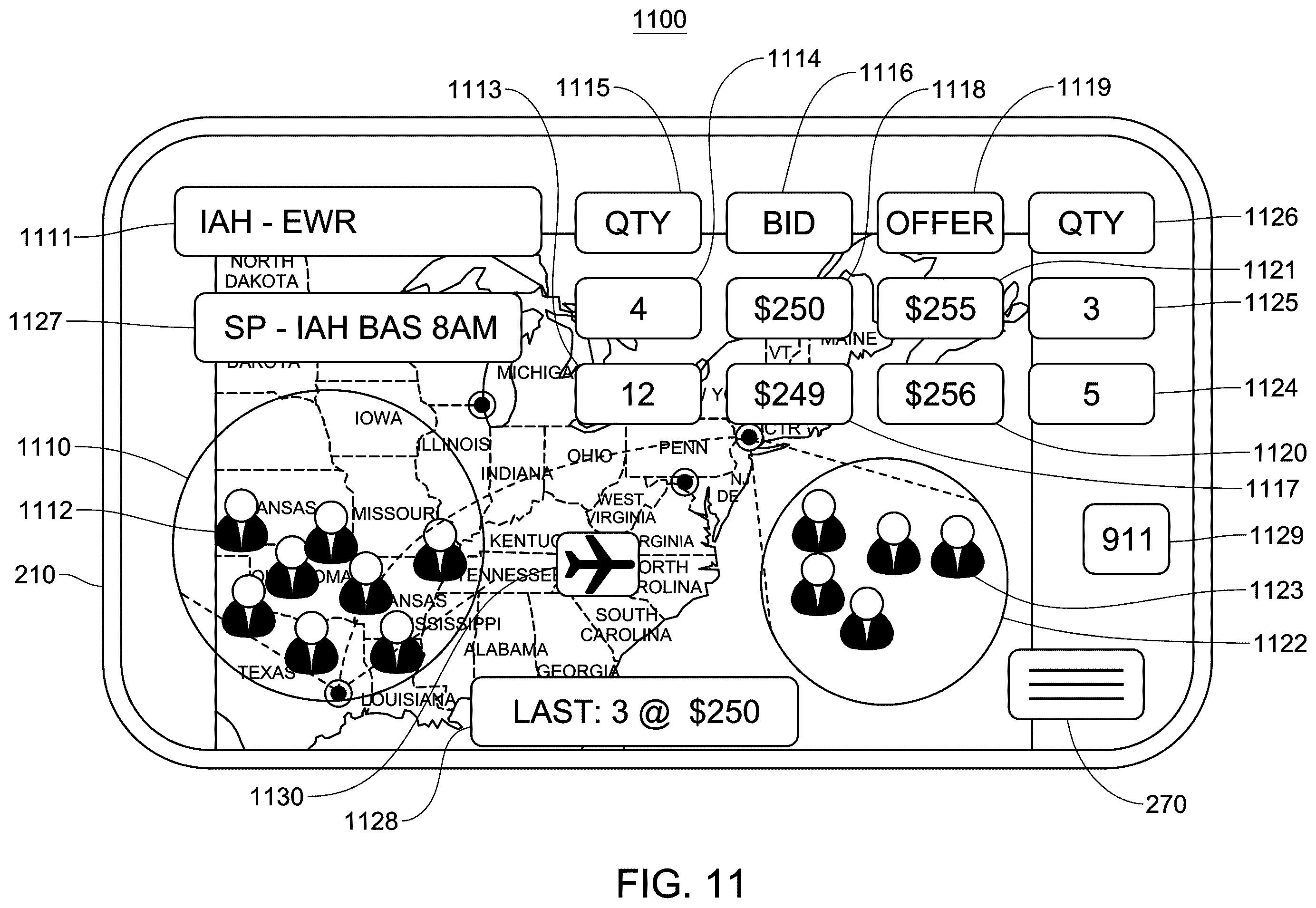 Patent US12417496 Figure 11 – Transportation and freight capacity units