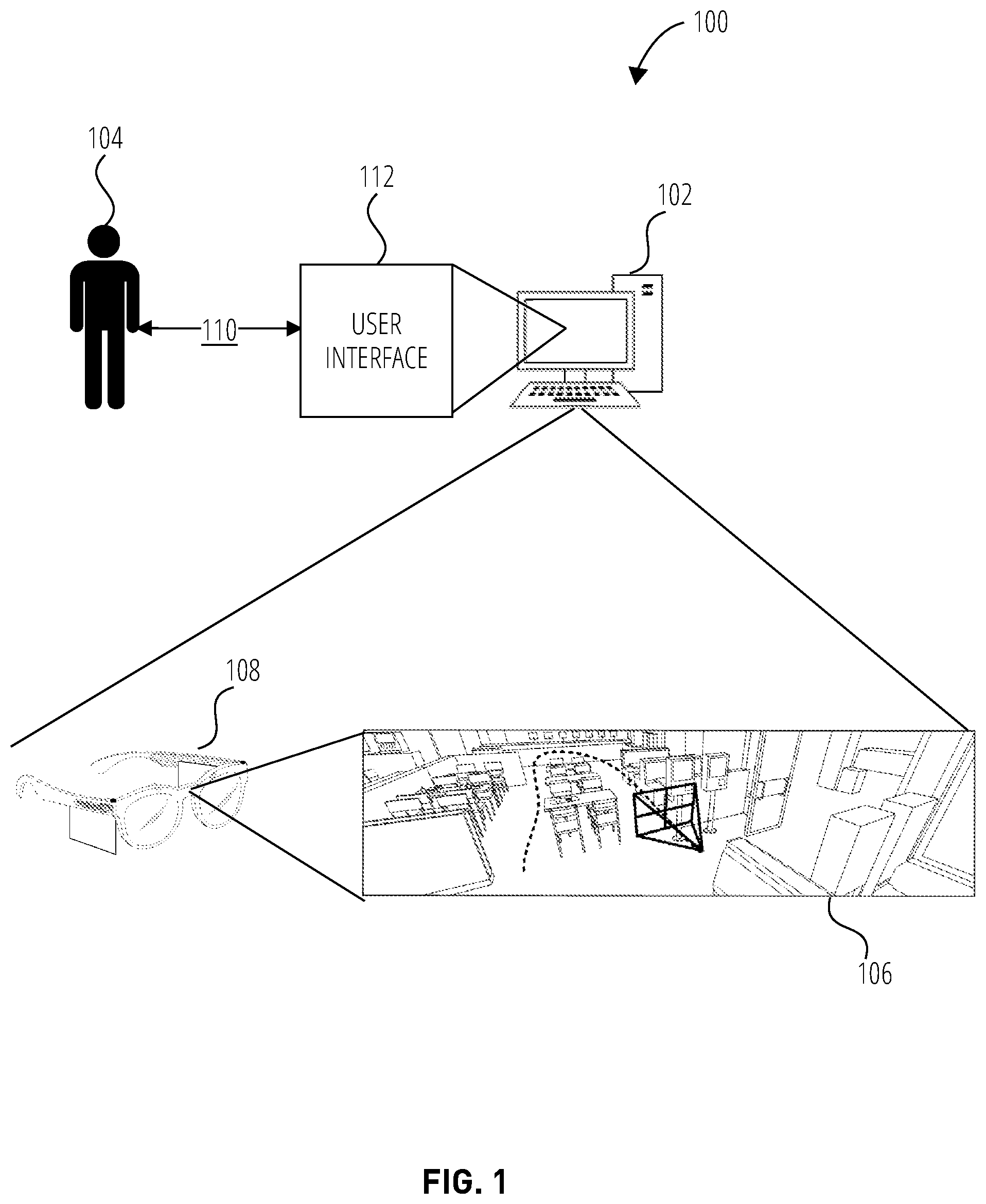 Patent US12417585 — Content creation platform for XR devices — Figure 1