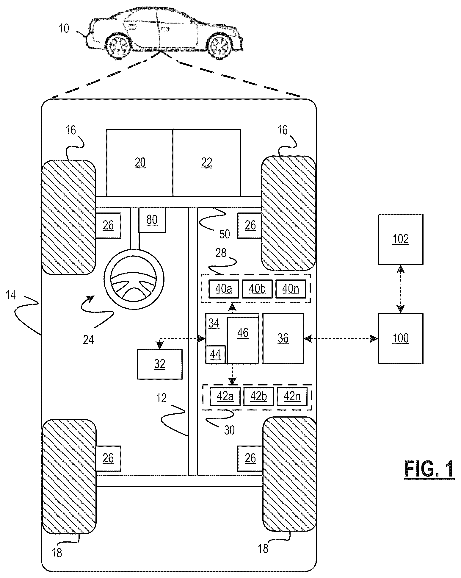 Patent US12417657 Figure 1 – Systems and methods for predicting post-event vehicle occupant injury